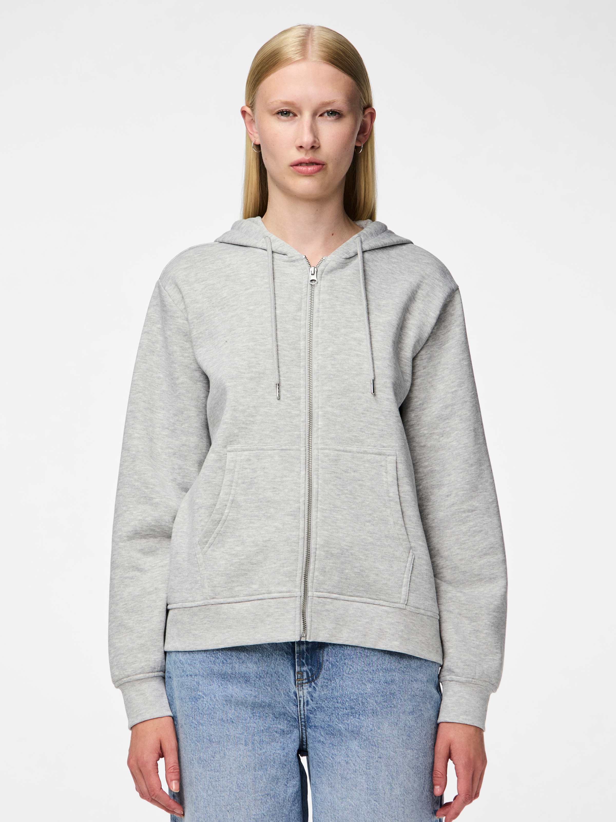 pieces Kapuzensweatshirt "PCCHILLI LS ZIP HOODIE NOOS BC" günstig online kaufen