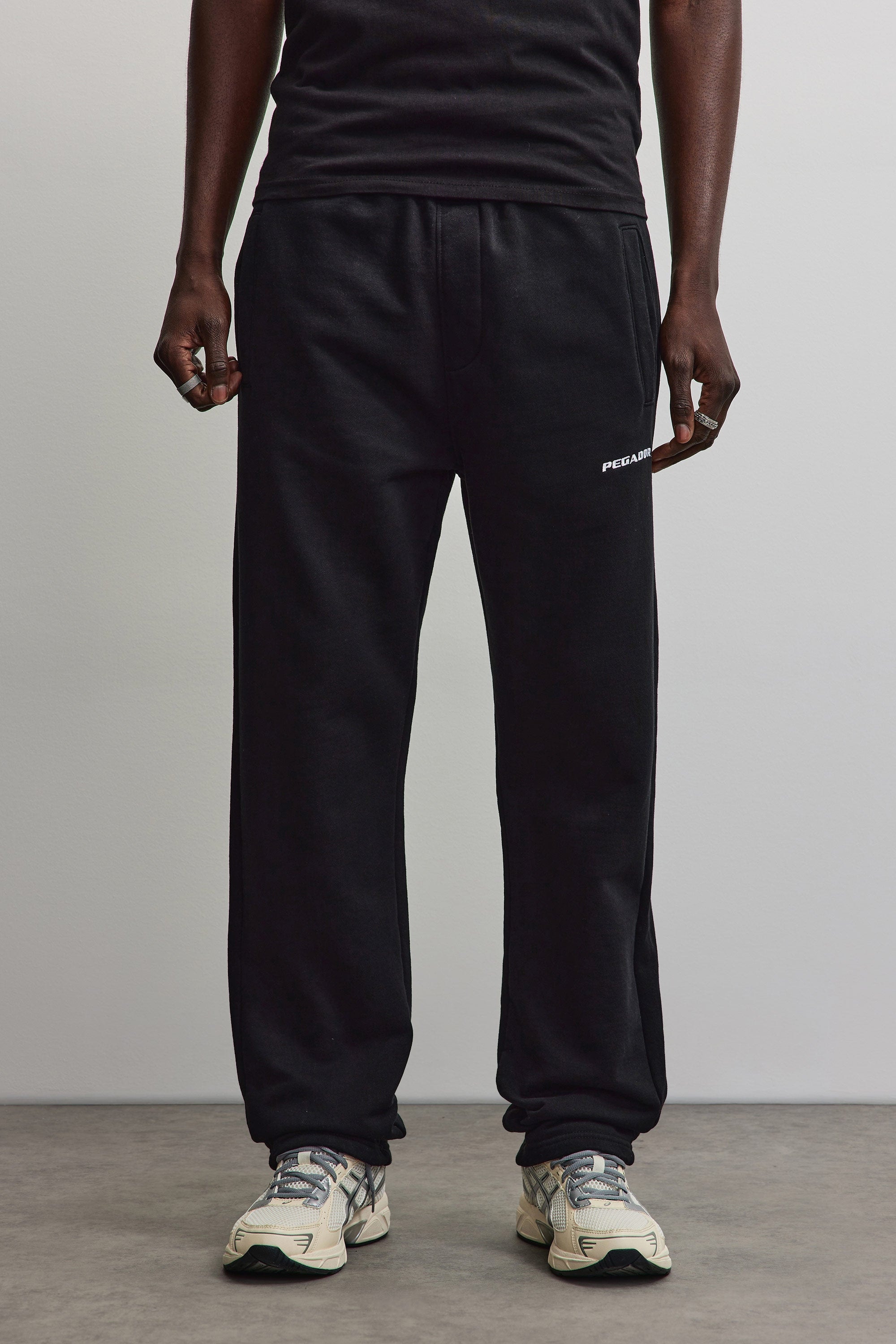 PEGADOR Sweathose »Logo Wide Sweat Pants«  Baumwollmischung, weit