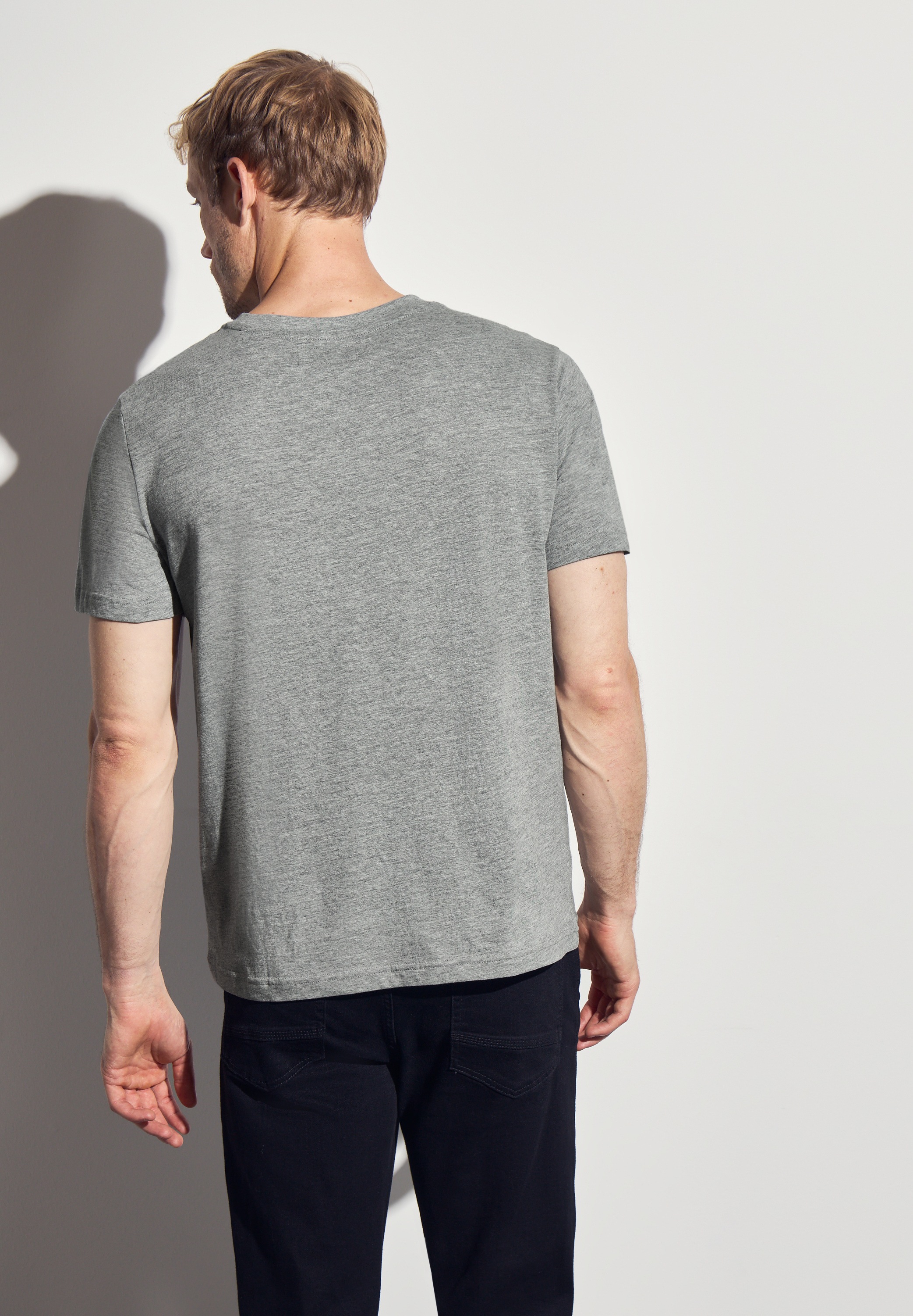 STREET ONE MEN T-Shirt, aus reiner Baumwolle