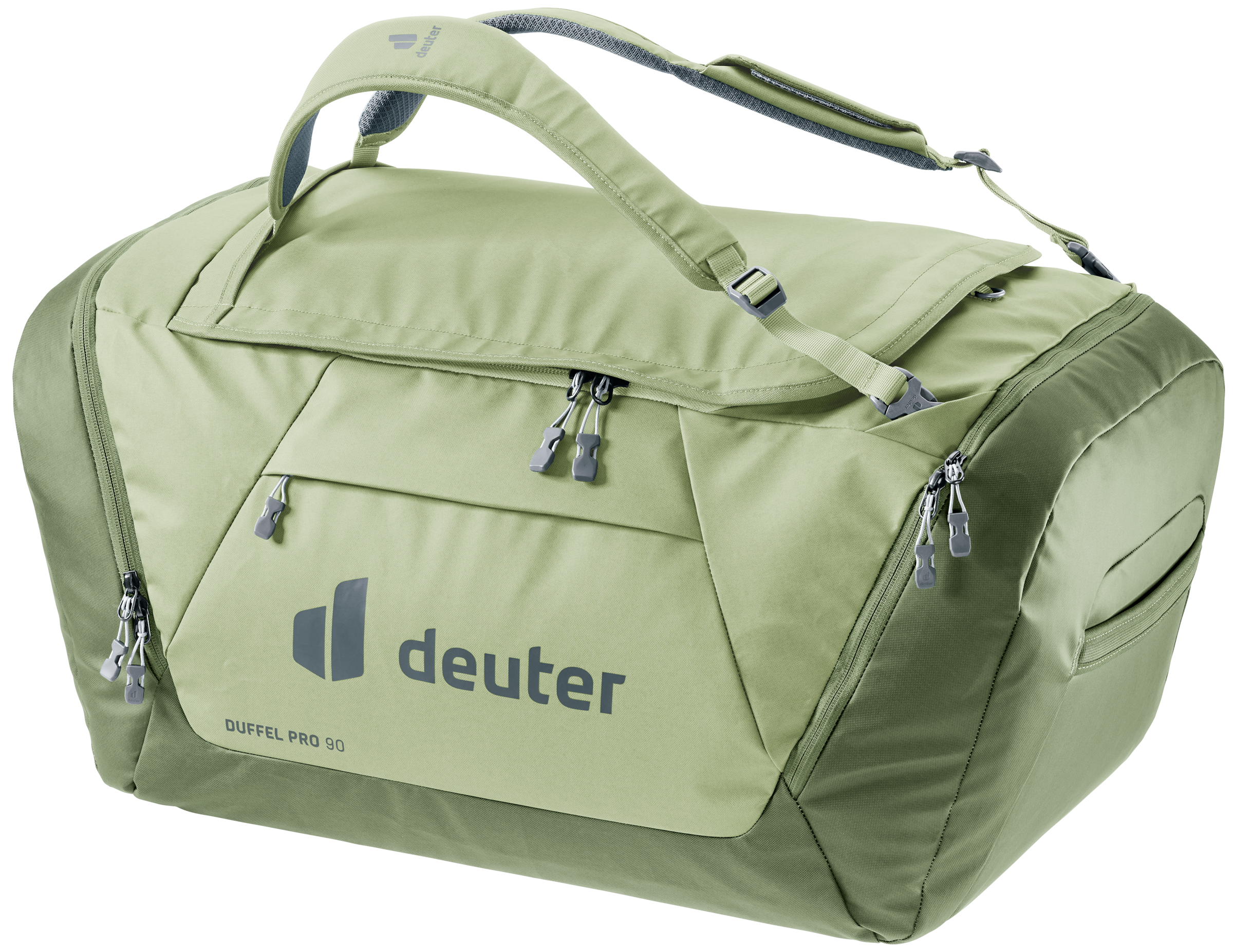 DEUTER Damen Reisetasche "DUFFEL PRO 90 L", grün, Polyester, Taschen, für Erwachsene, aus Polyester, 90 Liter Volumen, sportlicher Stil