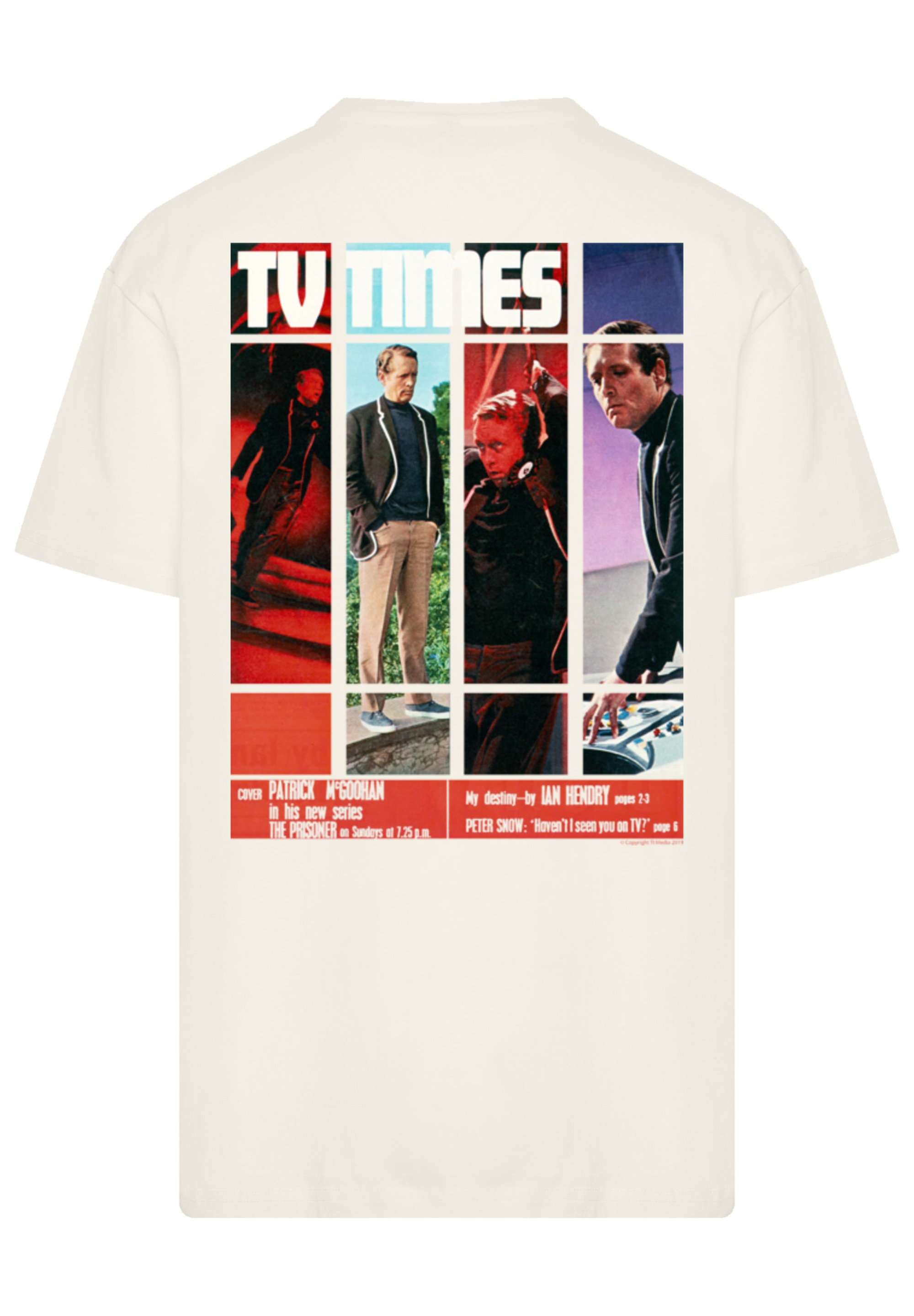 F4NT4STIC T-Shirt "TV Times Patrick McGoohan The Prisoner 1967 Cover", Prem günstig online kaufen