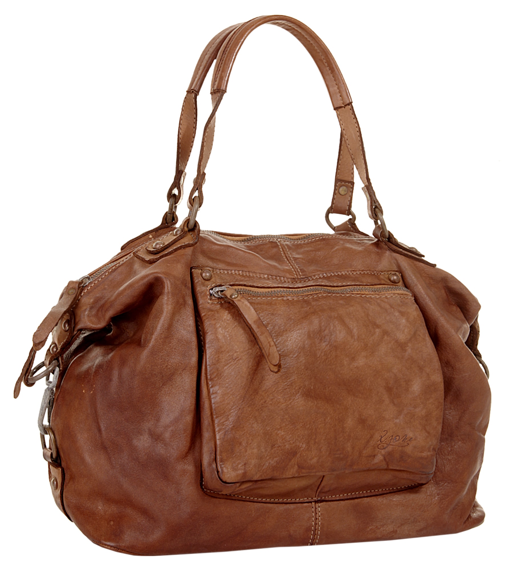 X-Zone Shopper, echt Leder, Made in Italy