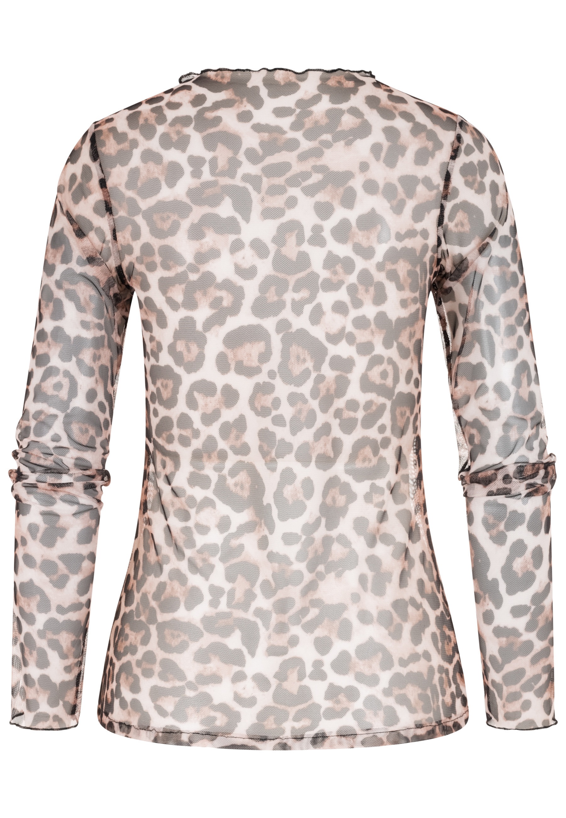 CLOUD 5IVE Langarmshirt »CLOUD 5IVE Transparent Longsleeve Top with leo pattern« 1