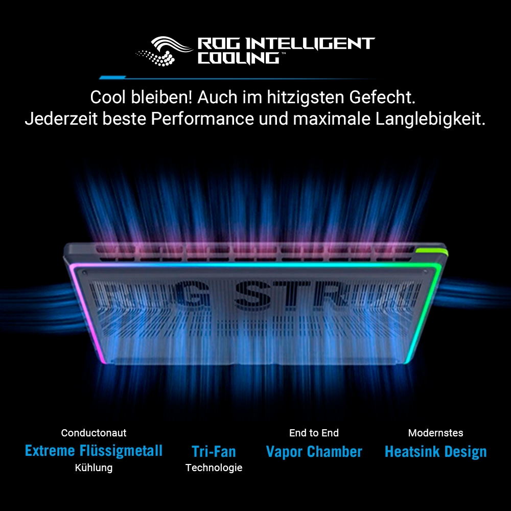 Asus Gaming-Notebook »ROG Strix G16 G615LW-TS338W« 40,6 cm / 16 ″ Intel Core Ultra 9 GeForce® RTX 5080 1.000 GB SSD