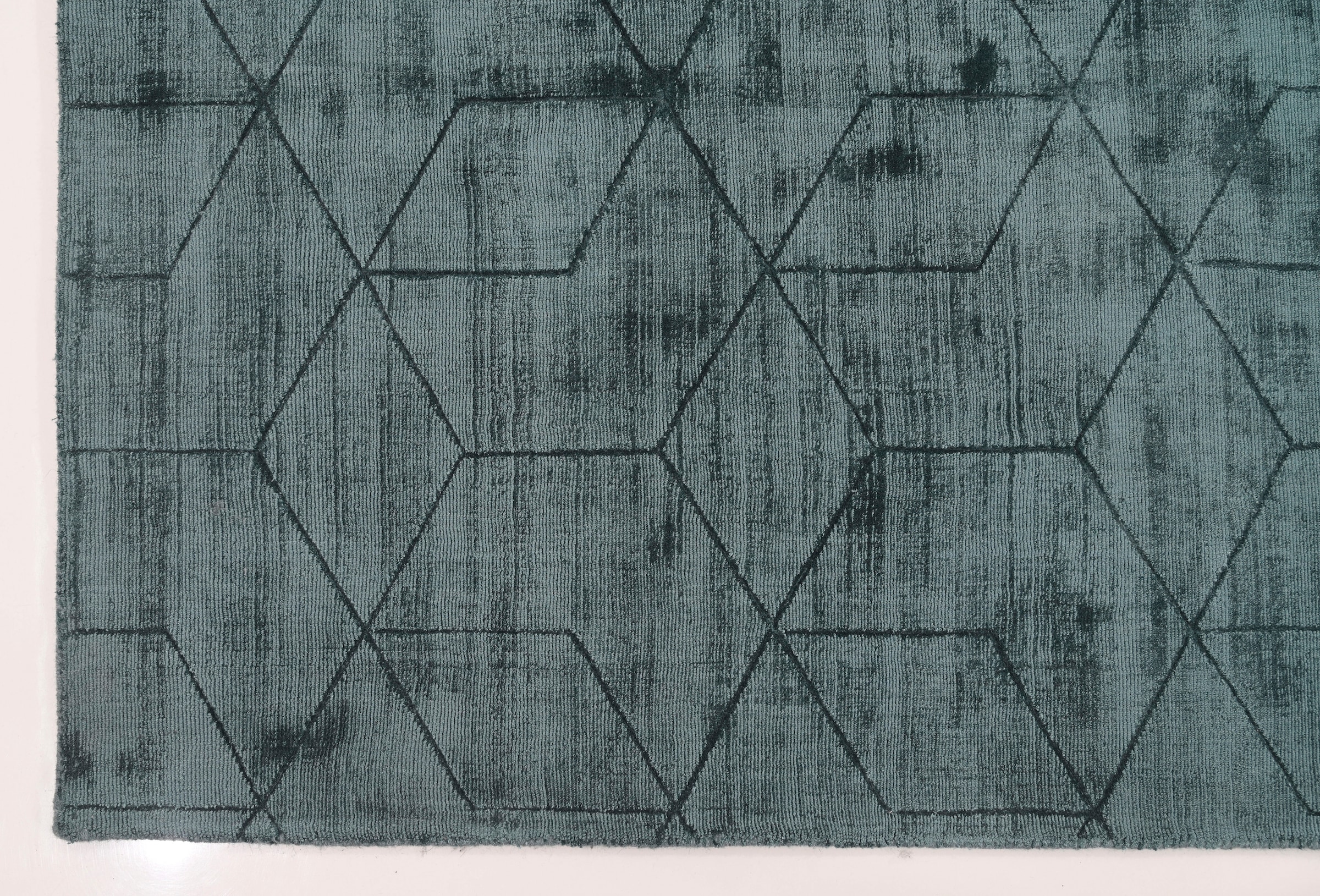 my home Teppich »Manju«, rechteckig, elegant glänzender Kurzflorteppich in Seiden-Optik