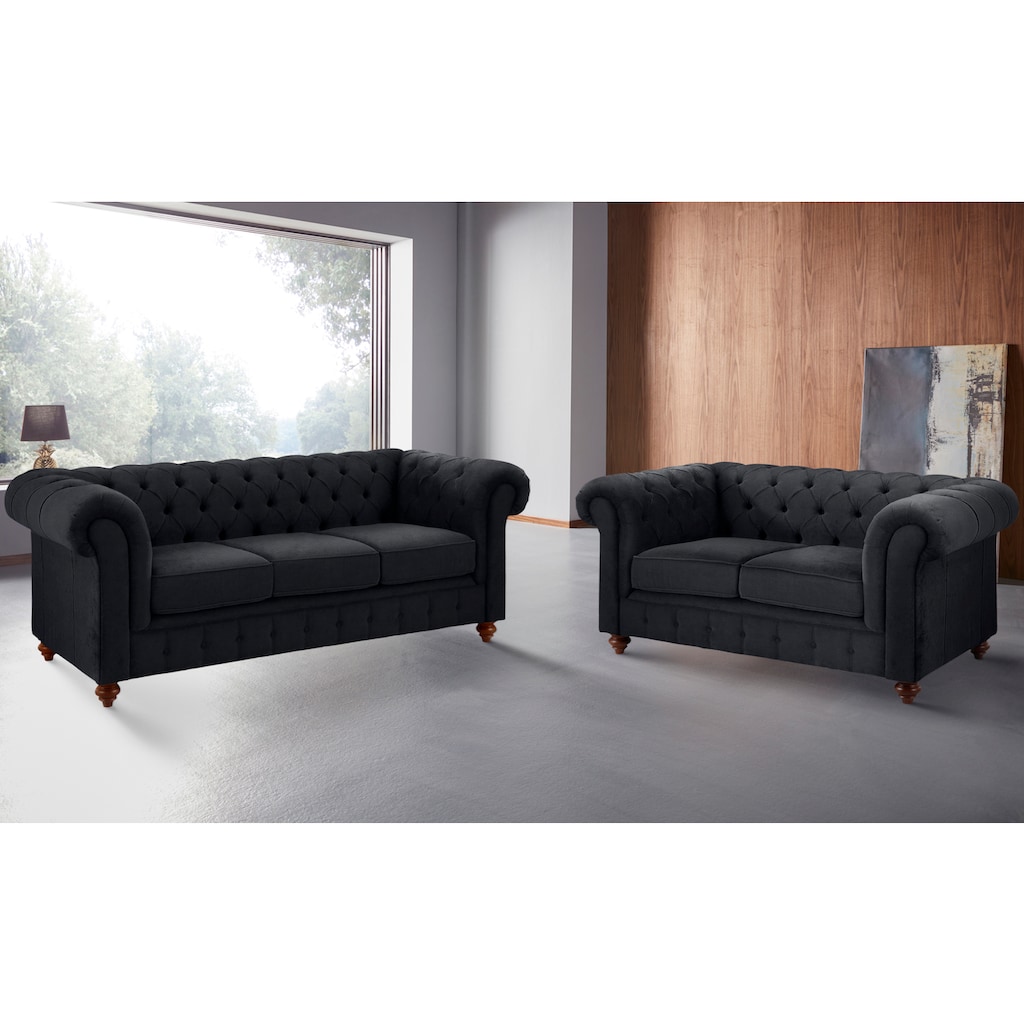 Home affaire Sitzgruppe »Chesterfield«, (2 tlg.)