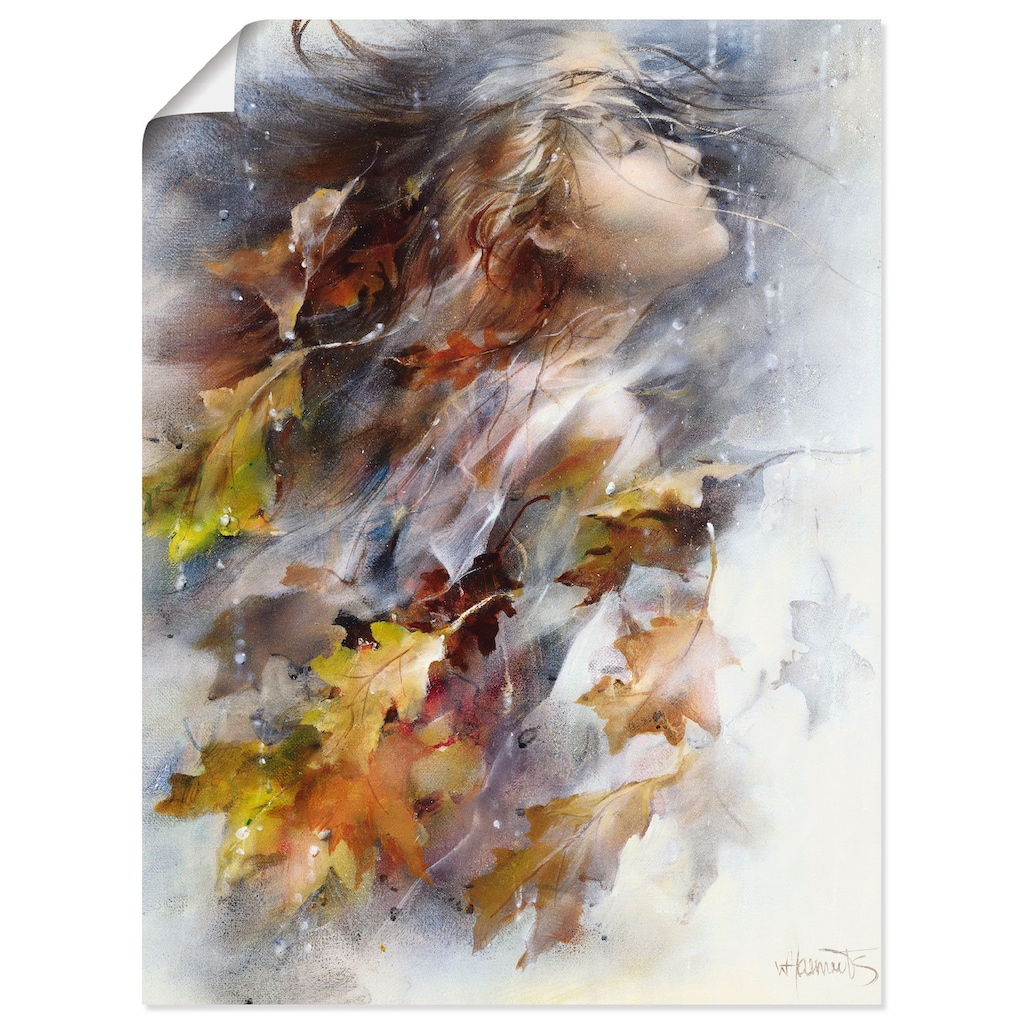 Artland Wandbild »Herbst«, Frau, (1 St.)