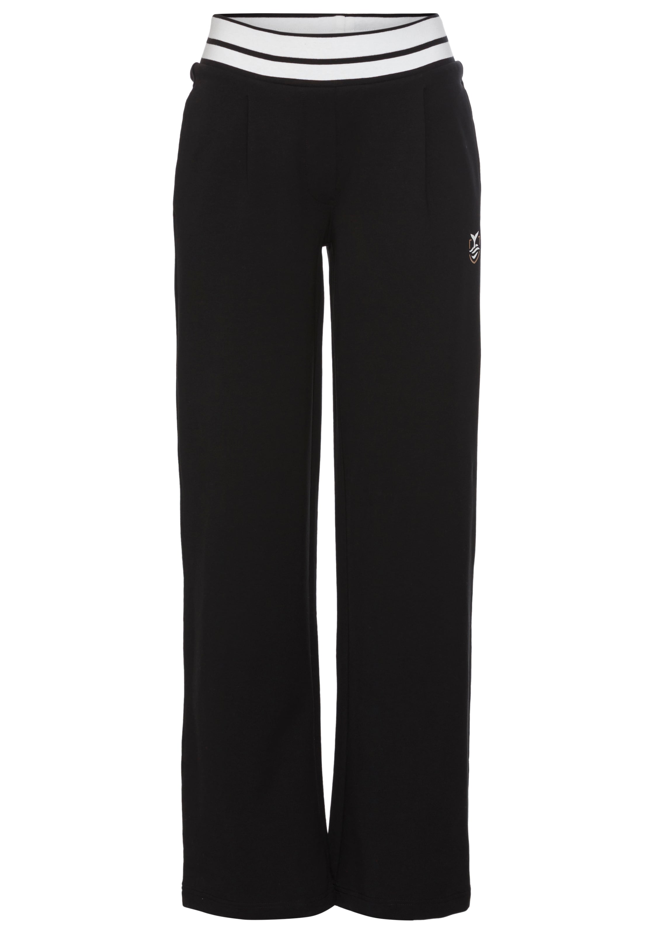 DELMAO Jerseyhose, mit Kontrastbund - NEUE KOLLEKTION