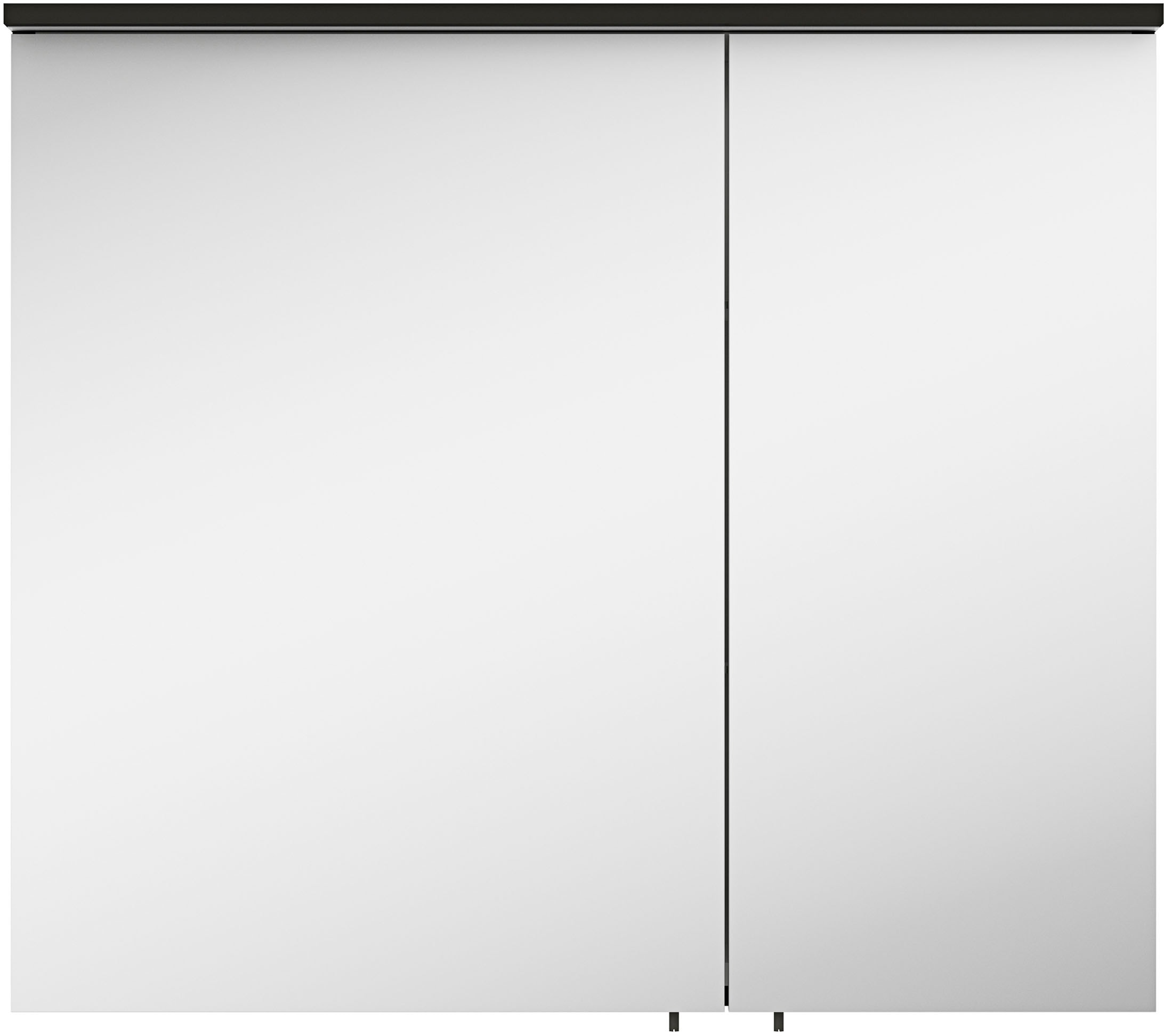 MARLIN Spiegelschrank "3510clarus", 80 cm breit, Soft-Close-Funktion, inkl. Beleuchtung, vormontiert
