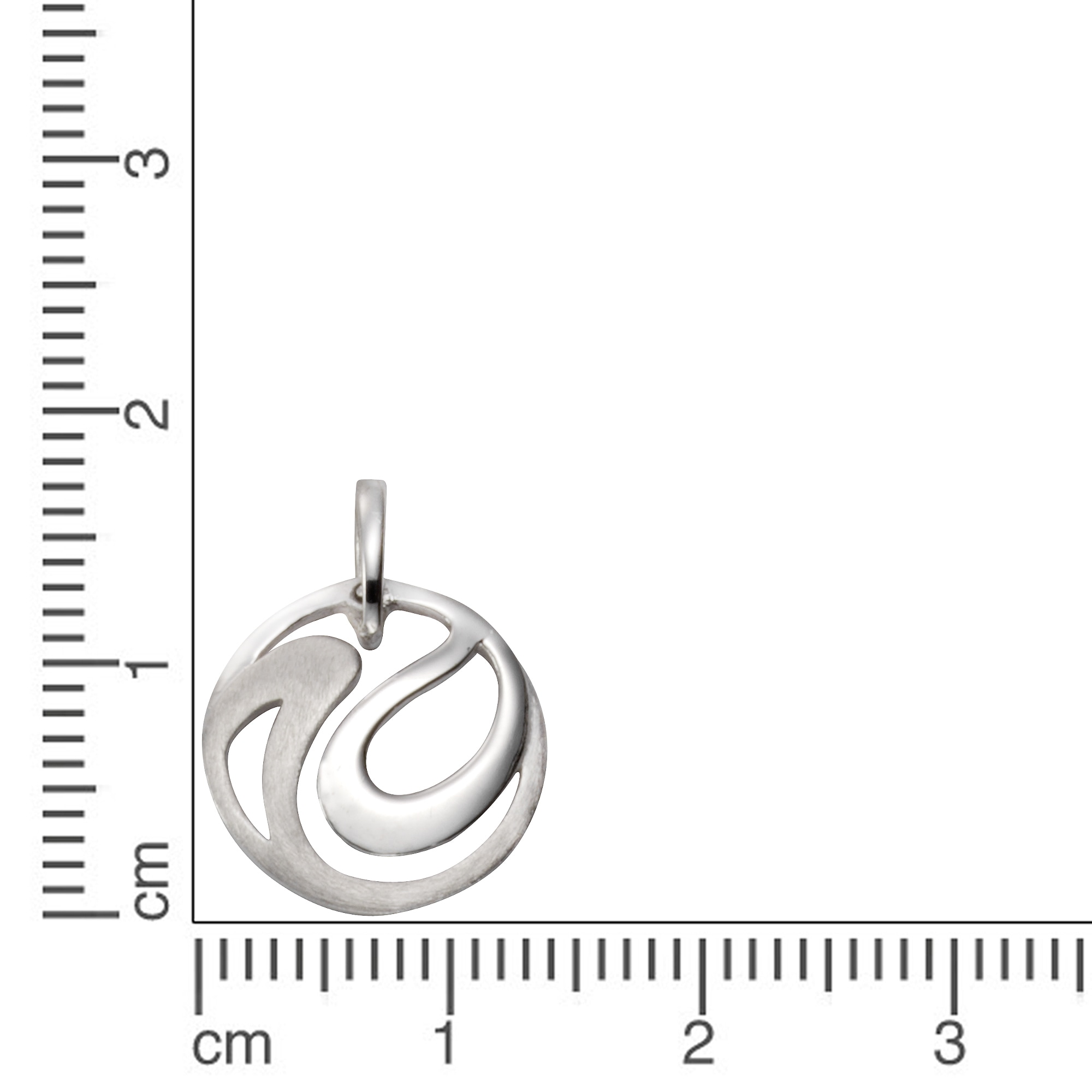 Vivance Kettenanhänger »925/- Sterling Silber rhodiniert«