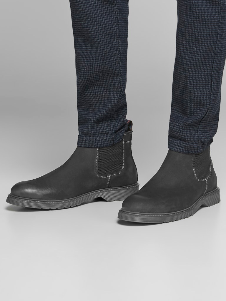 Jack & Jones Chelseaboots »JFWLEYTON«, mit Blockabsatz