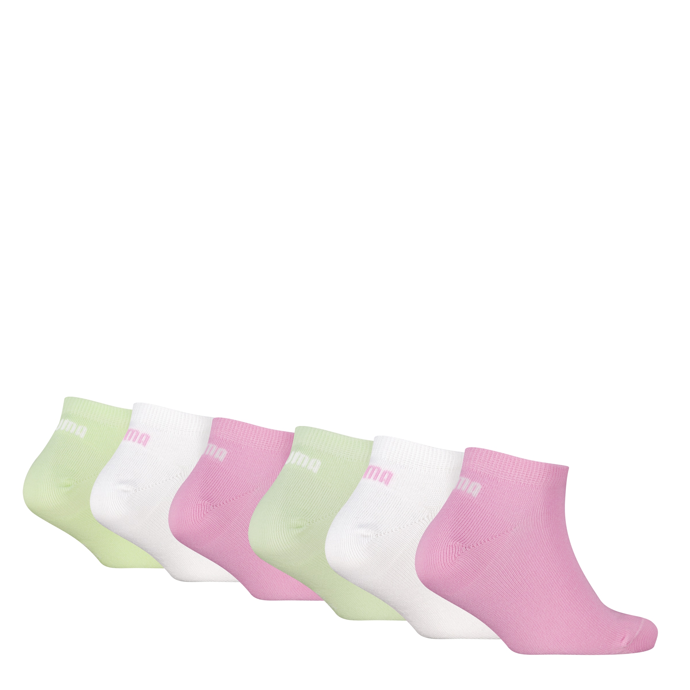 PUMA Sneakersocken »PUMA KIDS PLAIN SNEAKER 6P ECOM« 6 Paar,  mit verstärktem Zehenbereich
