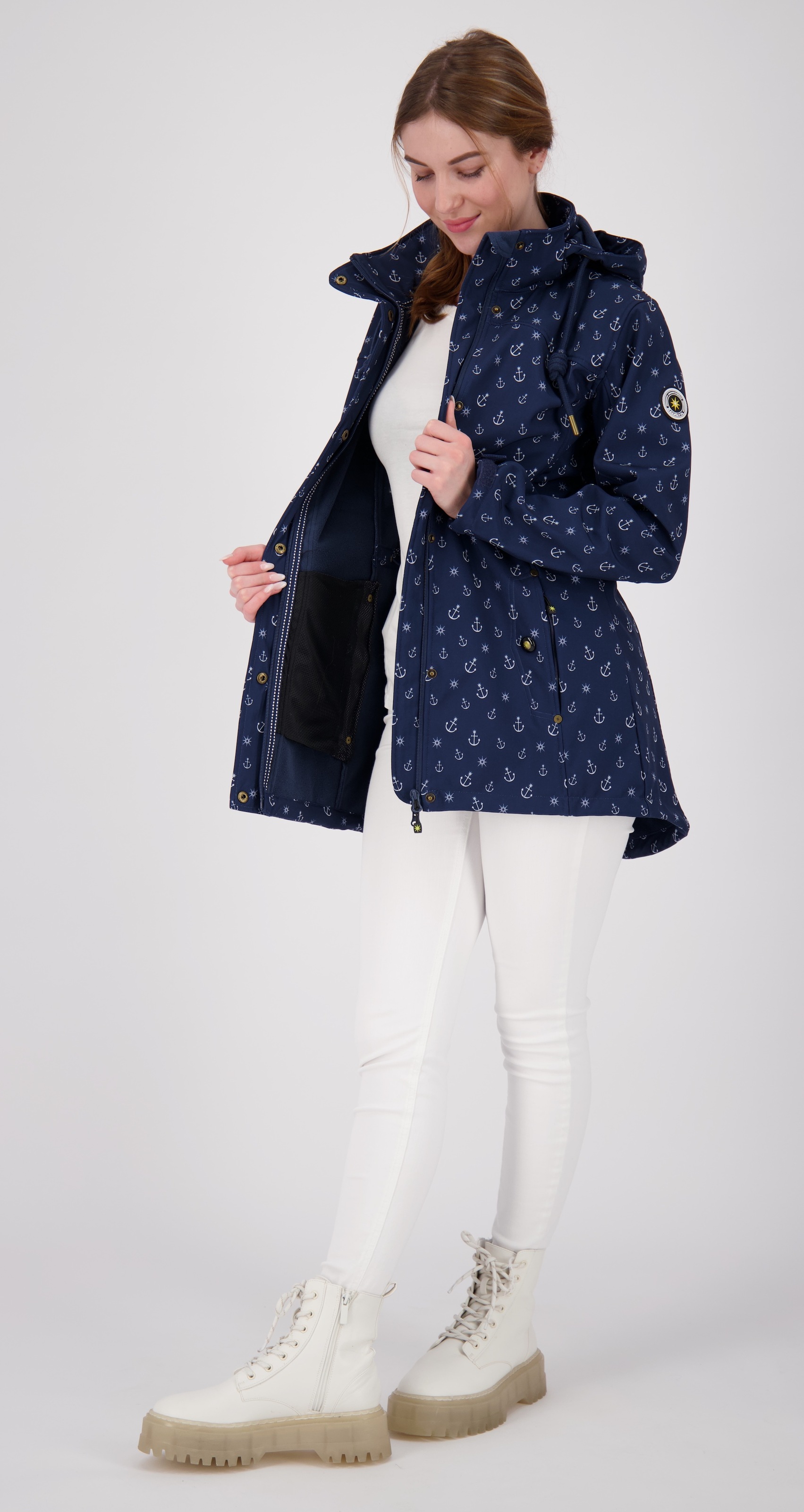 ankerglut Softshelljacke "ANKERGLUTLEUCHTEN", auch in Großen Größen erhältl günstig online kaufen