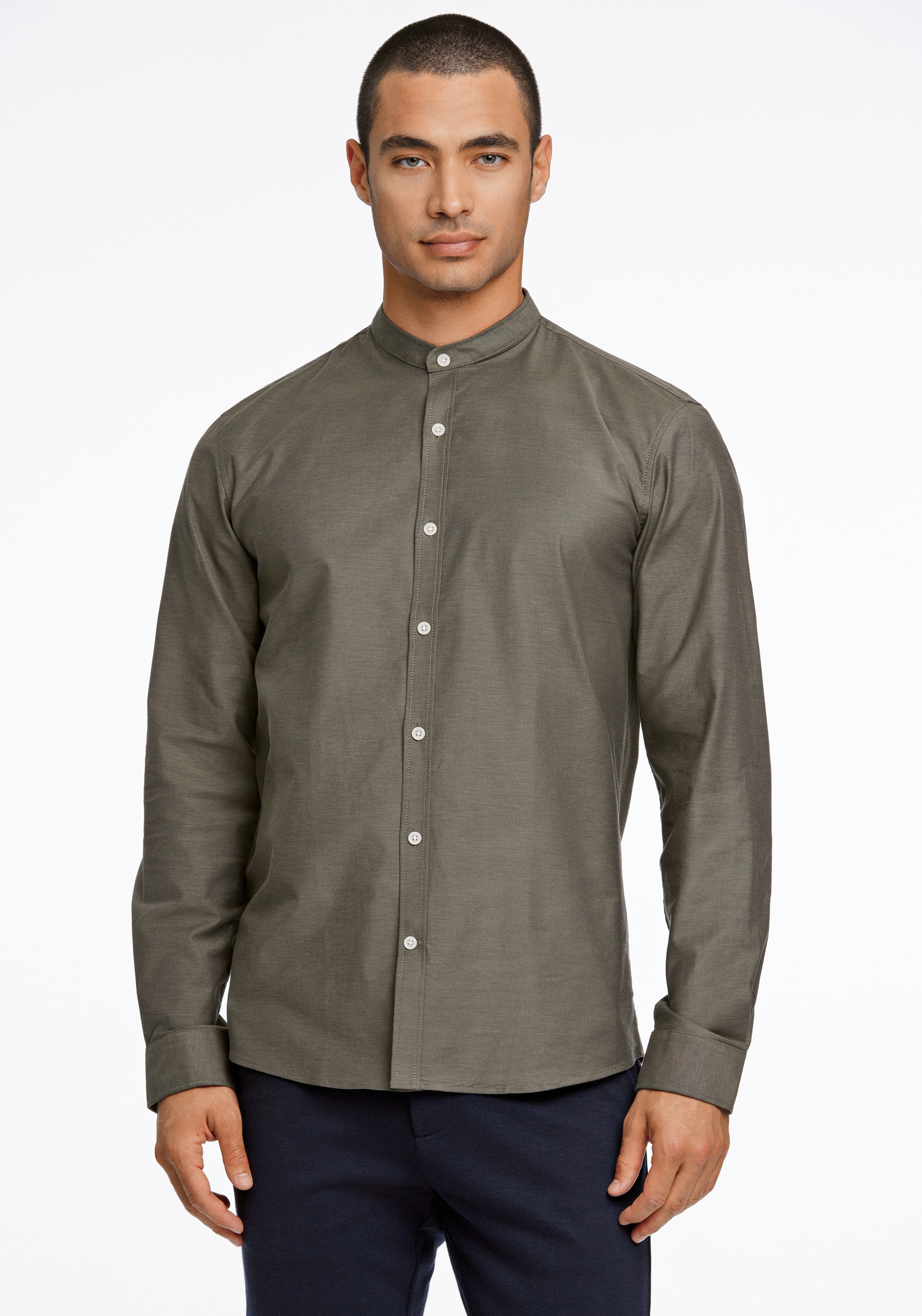 LINDBERGH Businesshemd "Oxford-Hemd (Langarm) Slim Fit"