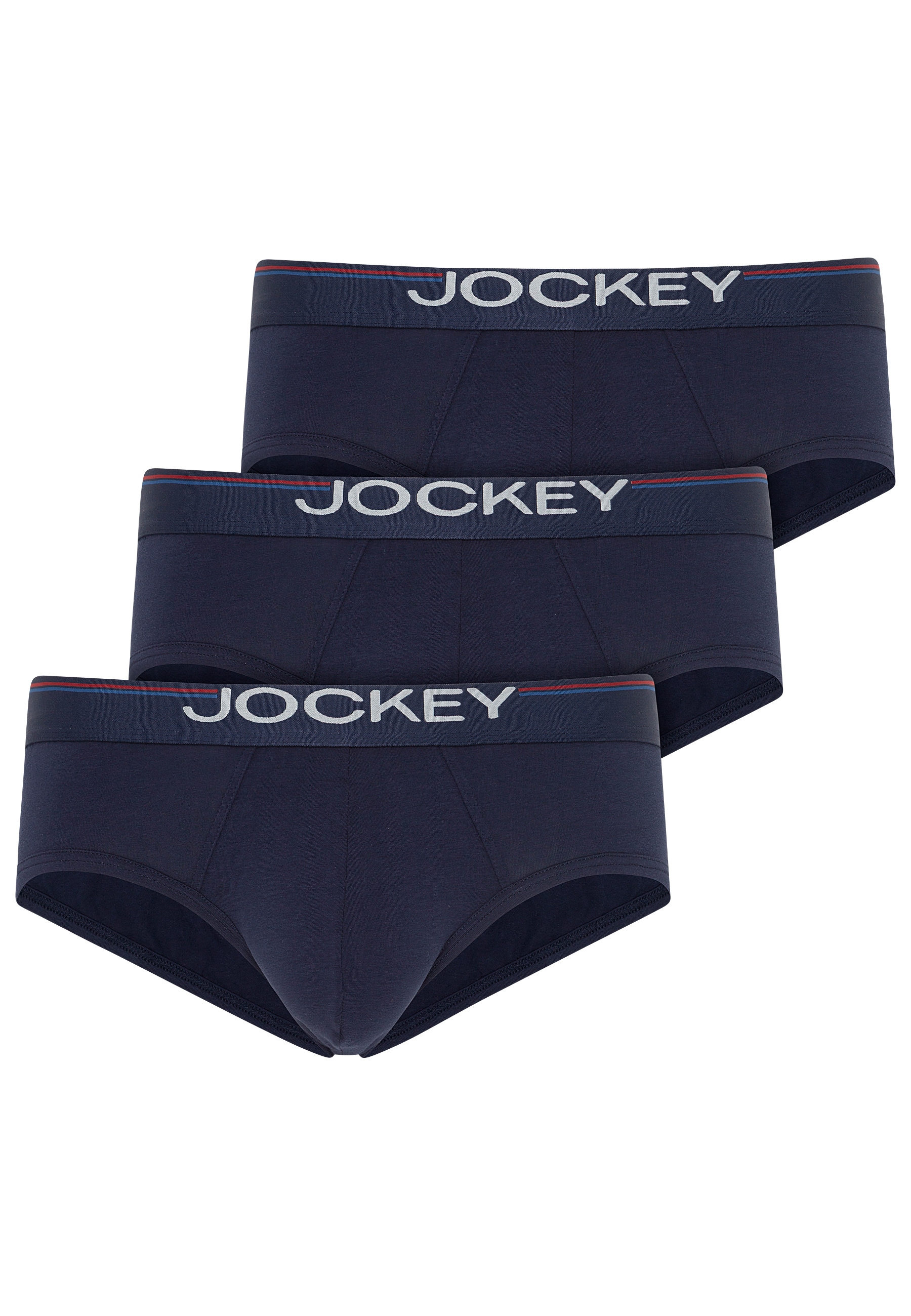 Jockey Slip »Cotton Stretch« 3er Pack,  (3er Pack), eng anliegend, elastisch