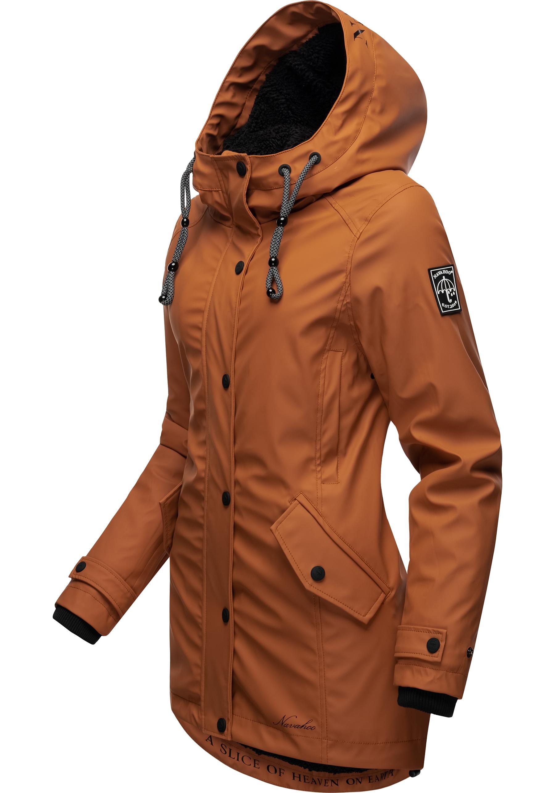 Navahoo Regenjacke "Lindraa" mit Kapuze stylische wasserdichte Outdoorjacke günstig online kaufen