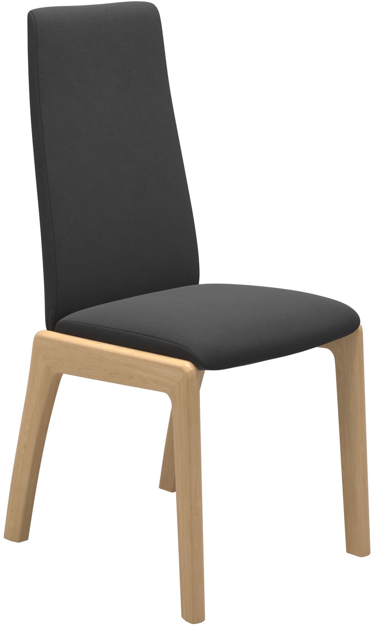 Stressless® Polsterstuhl »Laurel«, Microfaser DINAMICA, High Back, Größe M, mit abgerundeten Beinen in Eiche natur