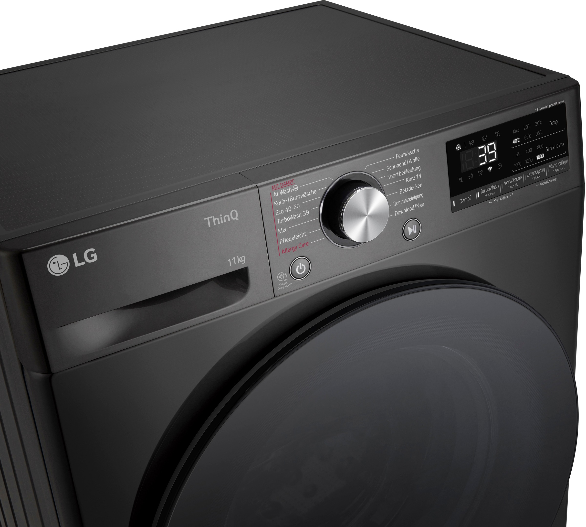 Thumbnail - LG Waschmaschine Serie 7 "F6WR701YB" 11 kg 1600 U/min Steam Funktion