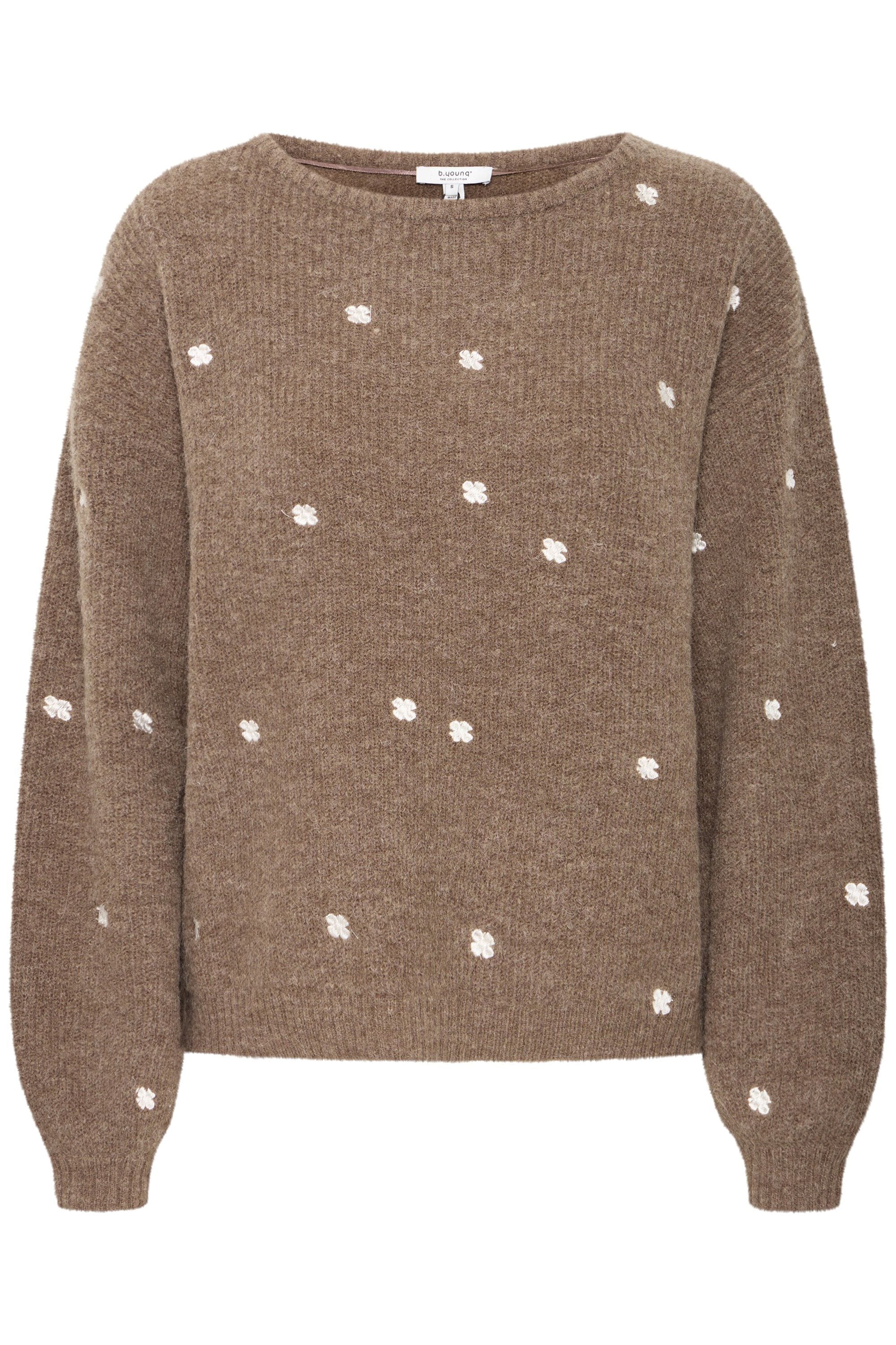 b.young Strickpullover "Strickpullover BYOTIKI EMBROIDERY JUMPER -" günstig online kaufen