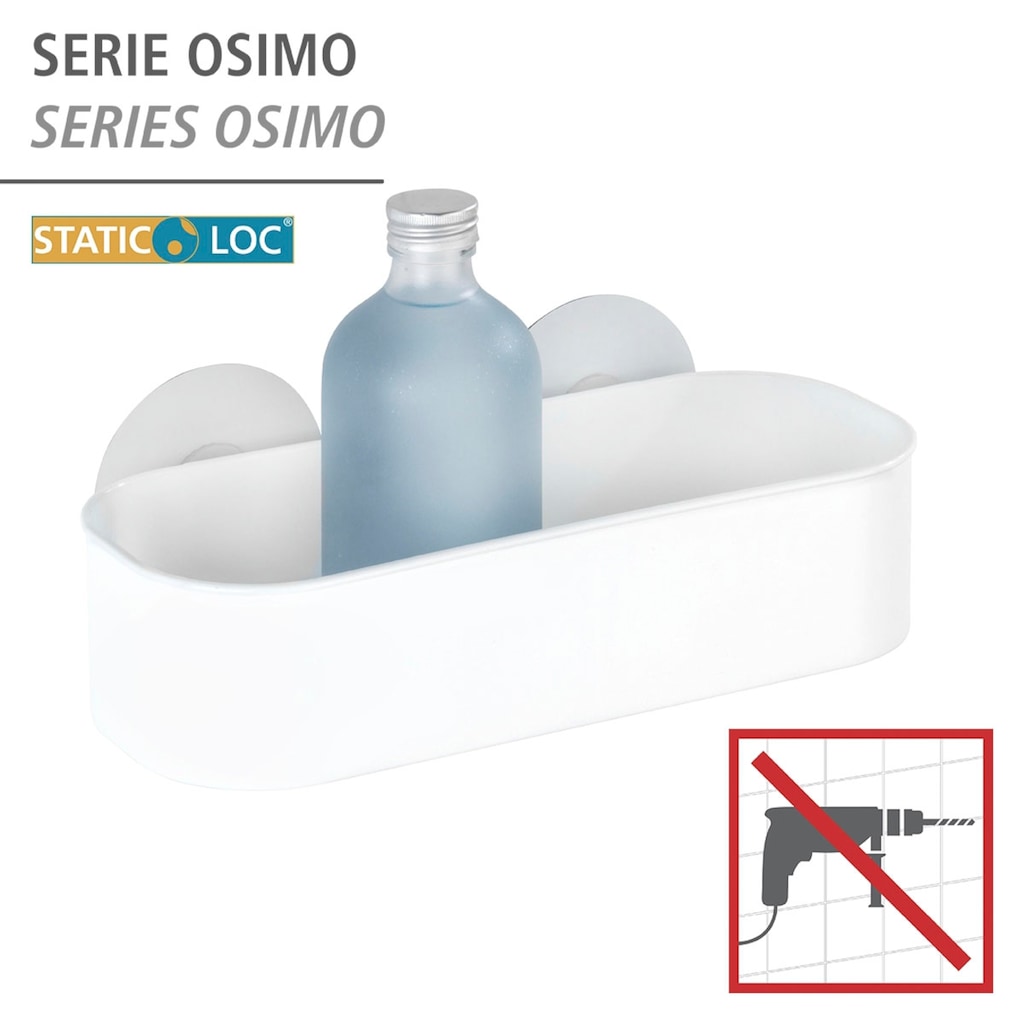 WENKO Duschablage »Osimo«, (2 St., 2er Set)