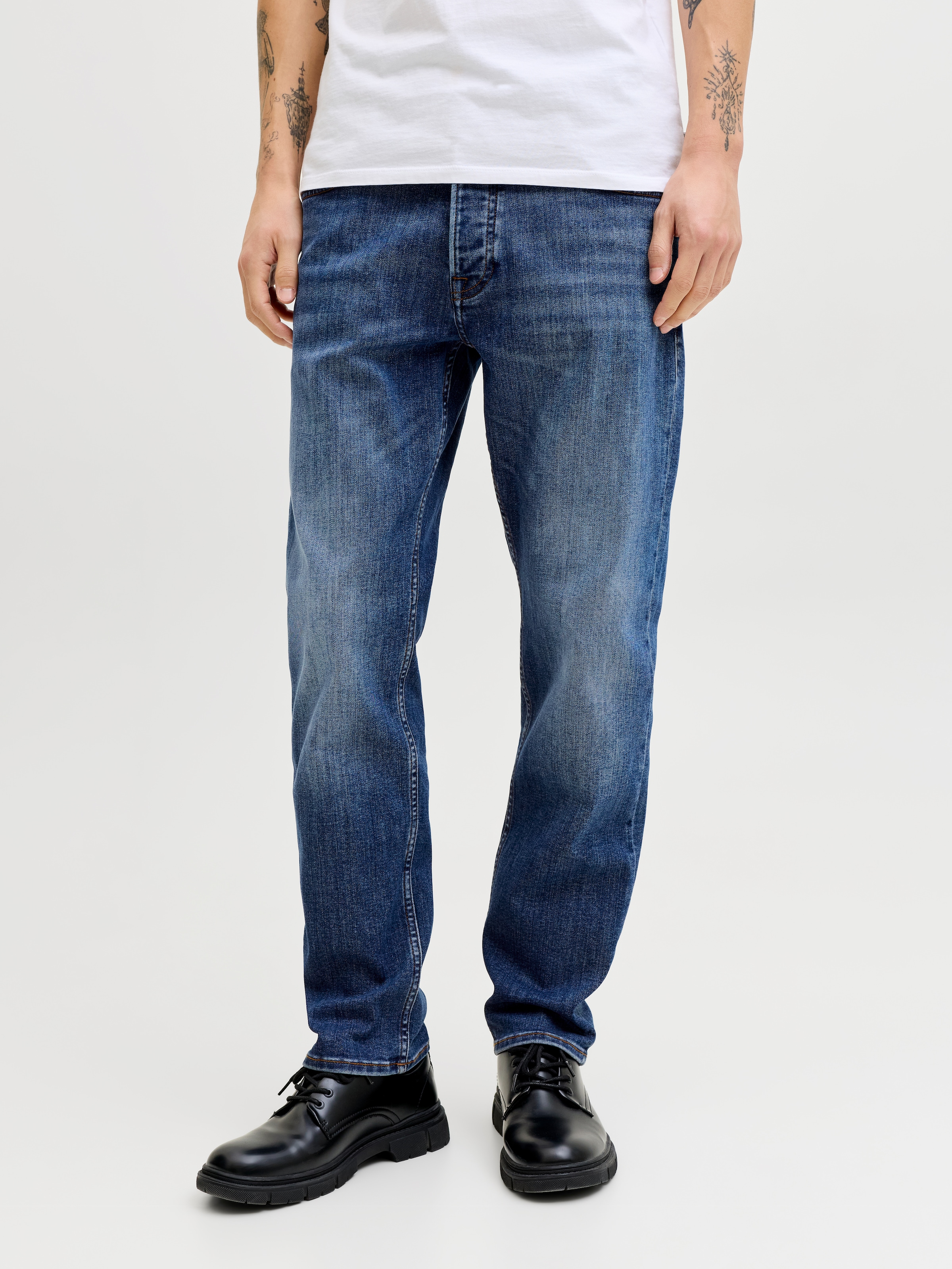 Jack & Jones Tapered-fit-Jeans Baumwollmischung, comfort fit günstig online kaufen