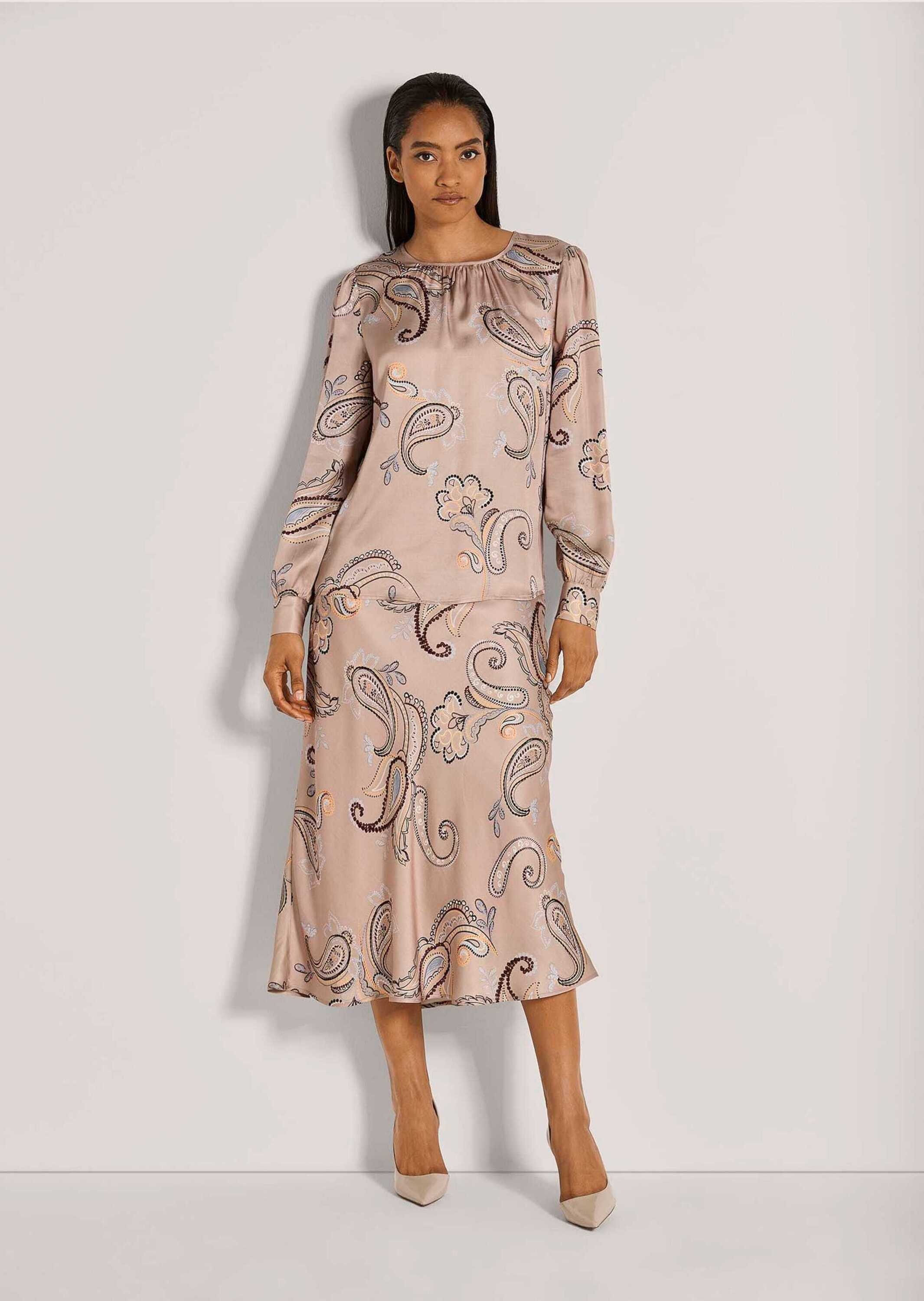 MADELEINE Langarmbluse "Bluse Elegante Viskosebluse mit Knopfverschluss" günstig online kaufen