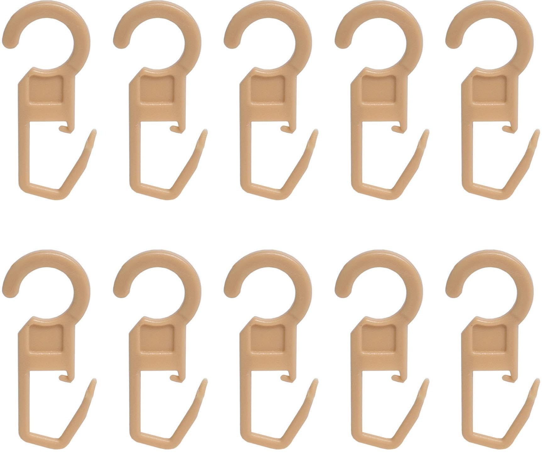 Liedeco Faltenclip Faltenlegehaken, für Gardinenringe Öse 10 mm günstig online kaufen