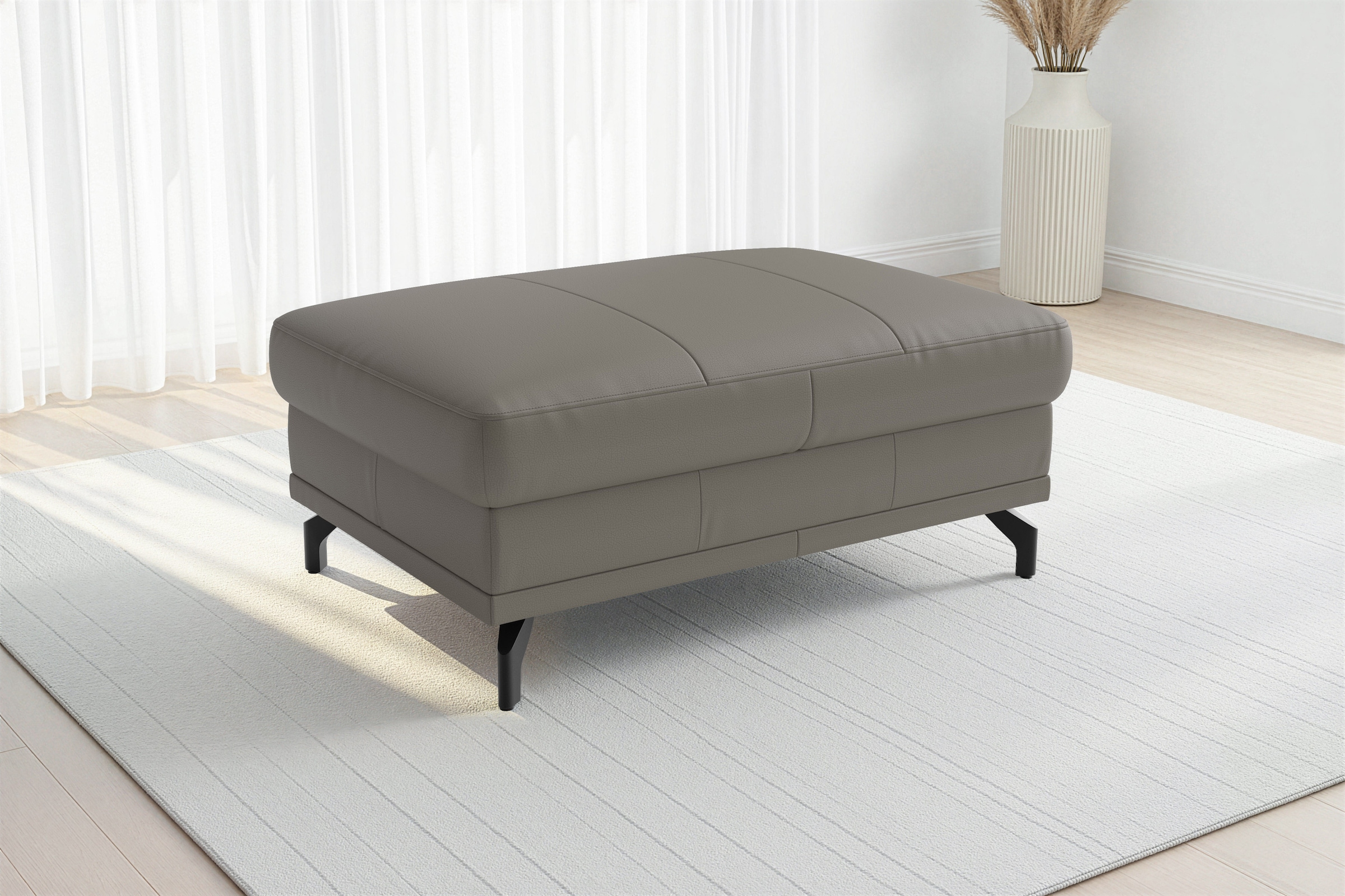 sit&more Polsterhocker "Chelsea, B: 103 cm, Leder" mit praktischem Stauraum, besonders langlebig
