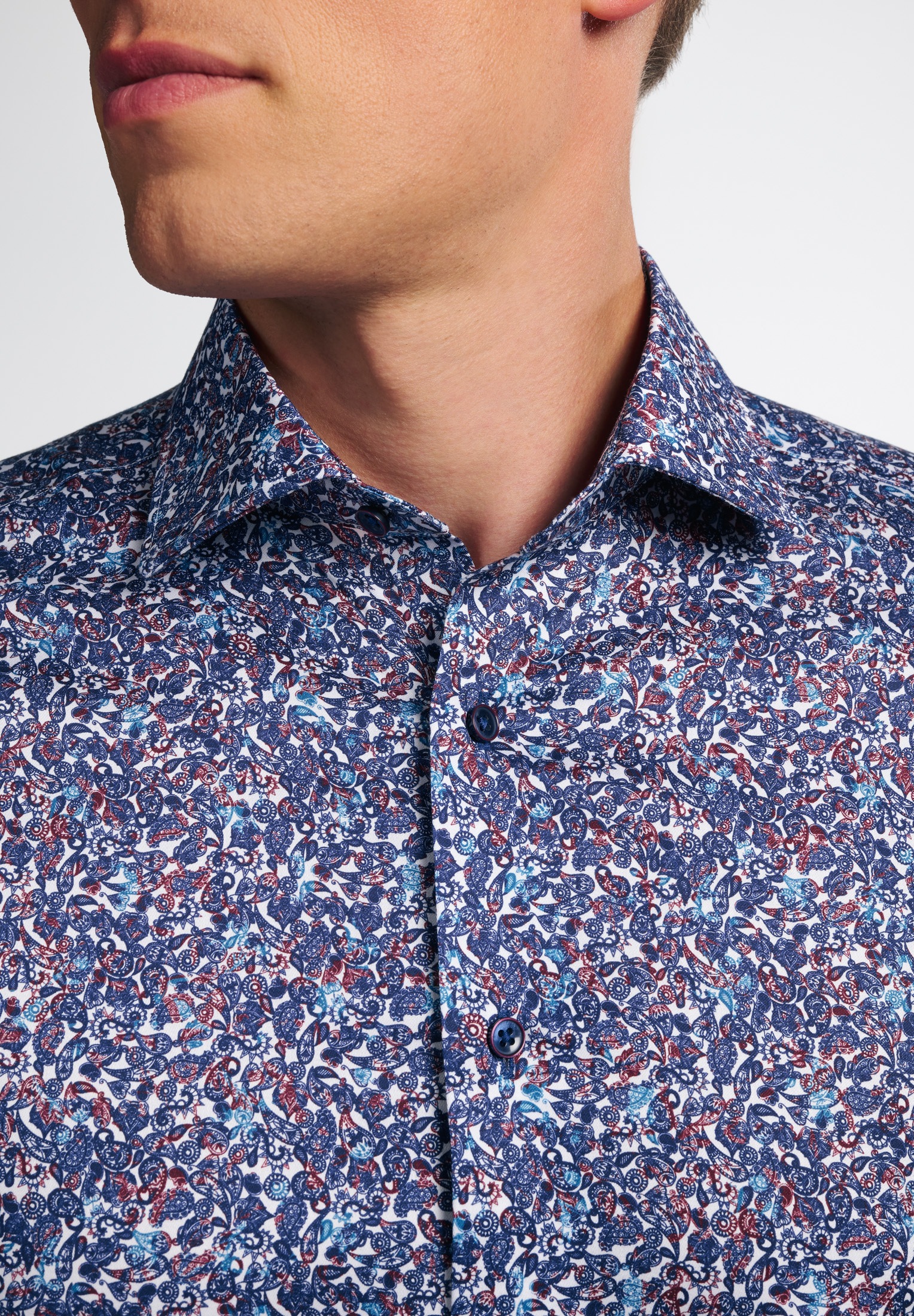 Thumbnail - Eterna Langarmhemd "SLIM FIT", NON IRON (bügelfrei)