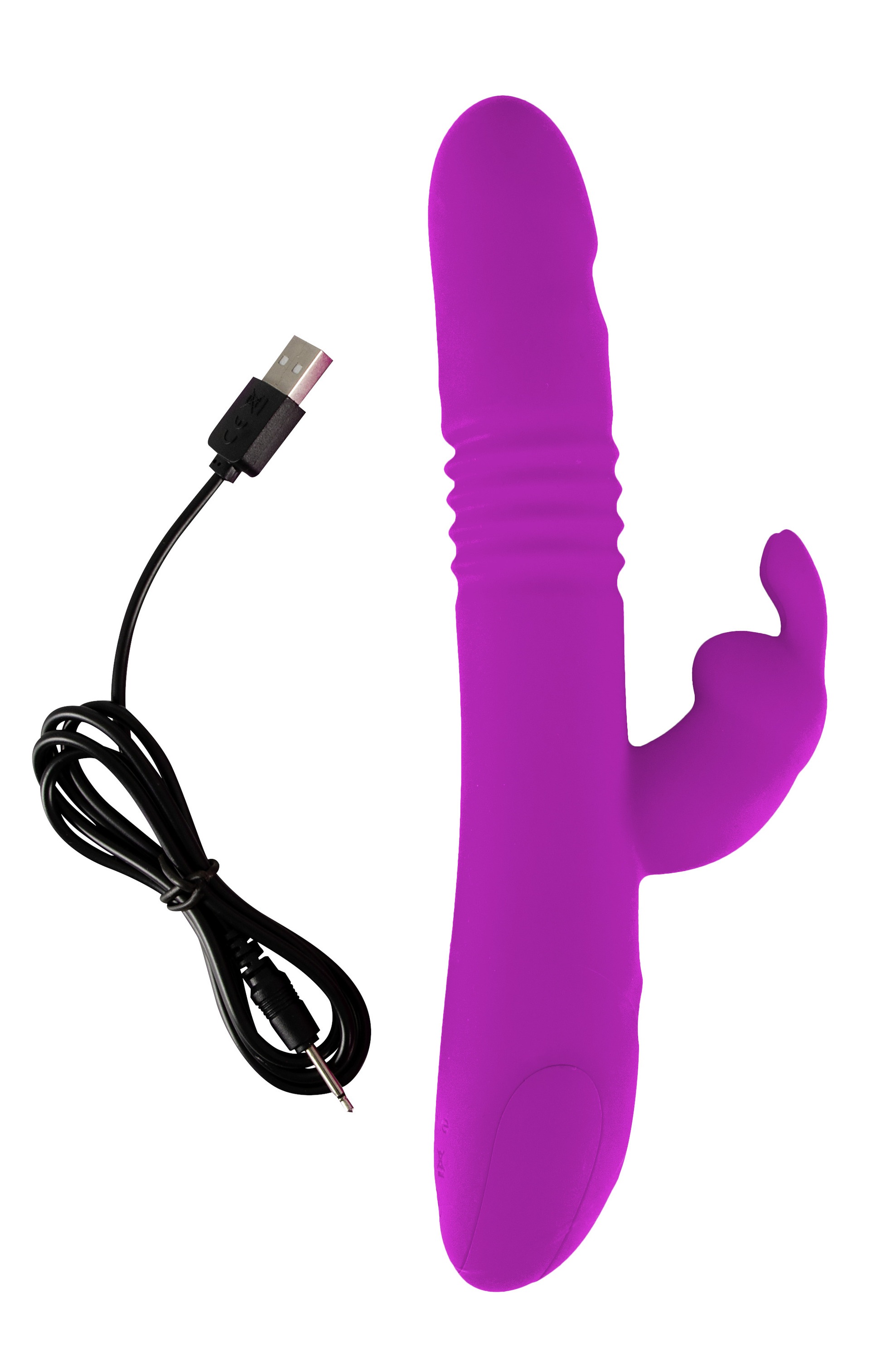 Sweet Smile Vibrator »Vibrator mit Stoßfunktion Thrusting Rabbit«