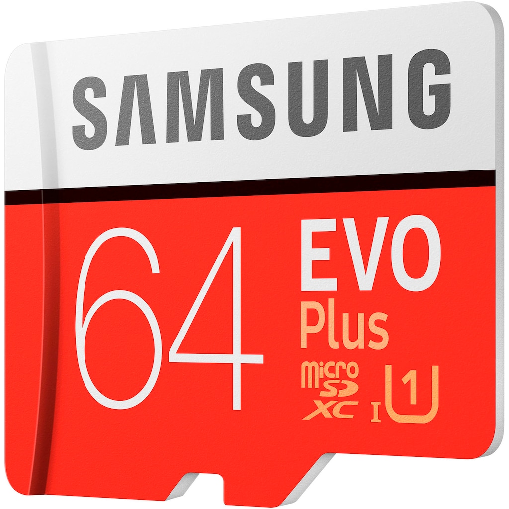 Samsung Speicherkarte »Evo Plus 64GB«, (UHS-I Class 10 100 MB/s Lesegeschwindigkeit)