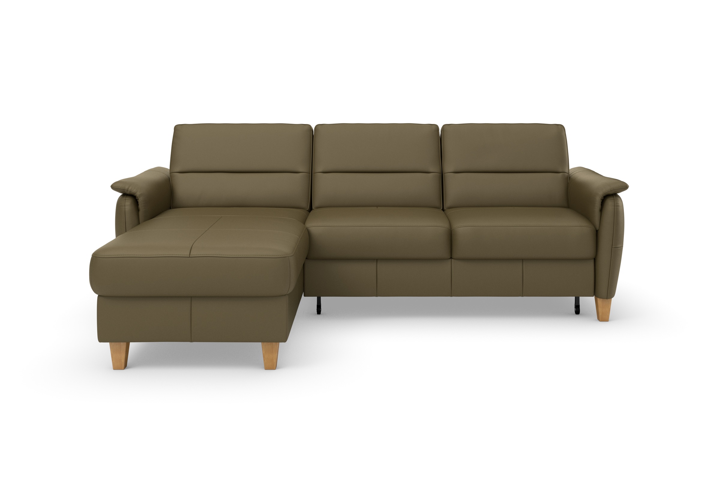 Home affaire Ecksofa "Palmera L-Form, B: 244 cm" optional Bettfunktion & Be günstig online kaufen