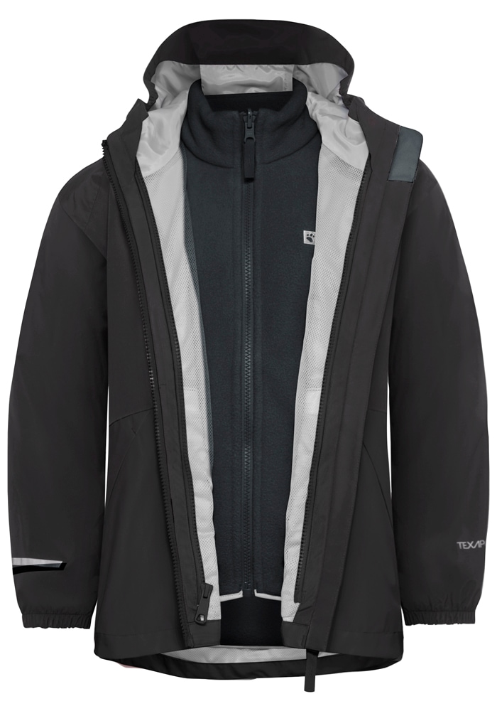 Jack Wolfskin 3-in-1-Funktionsjacke »ICELAND 3IN1 JACKET K«, mit Kapuze