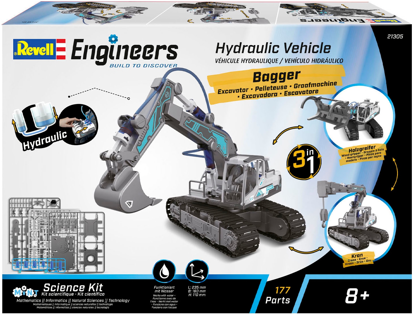 Revell® RC-Bagger »Revell Engineers, Hydraulischer Bagger«
