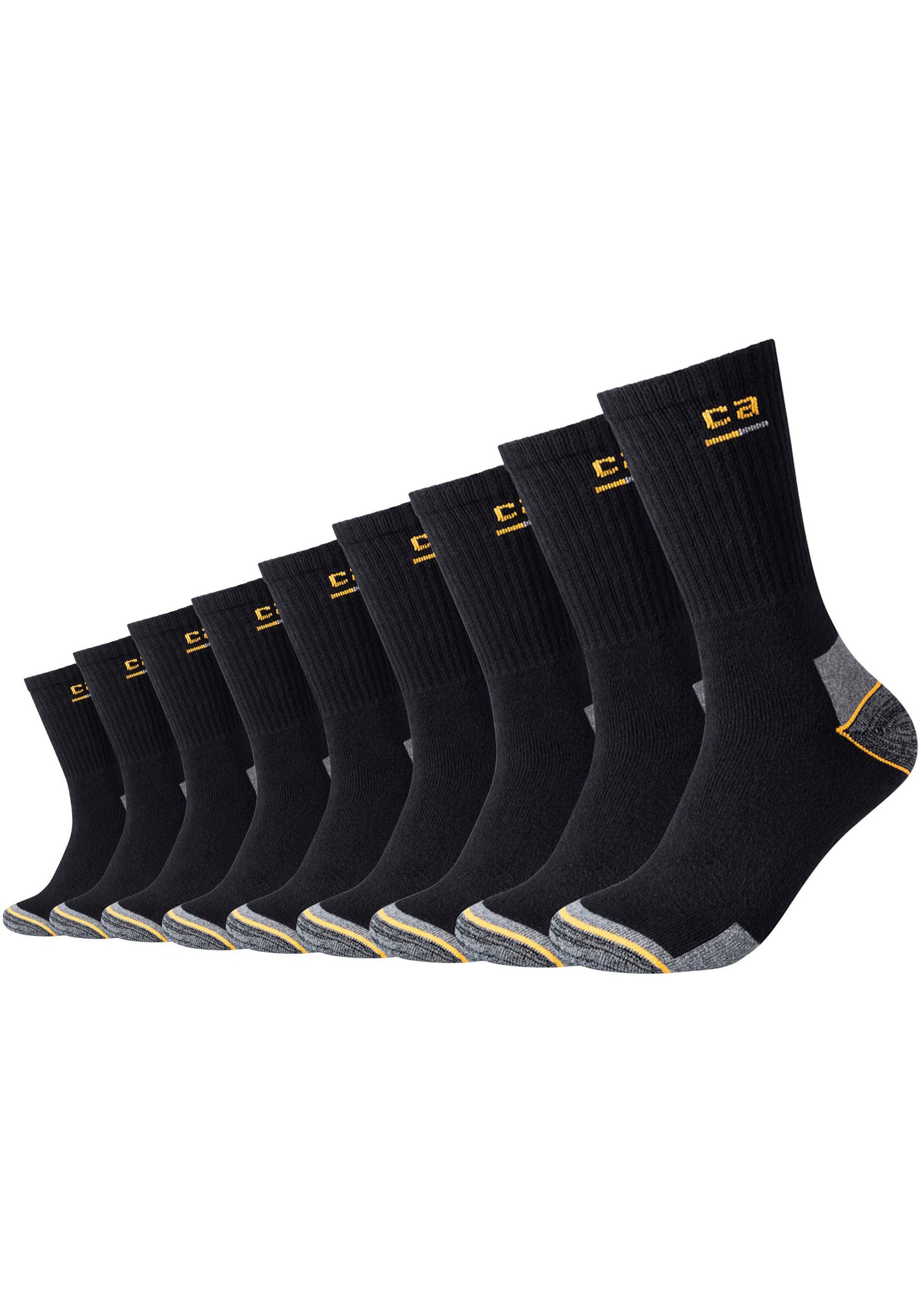 Camano Langsocken, (Packung, 9 Paar)