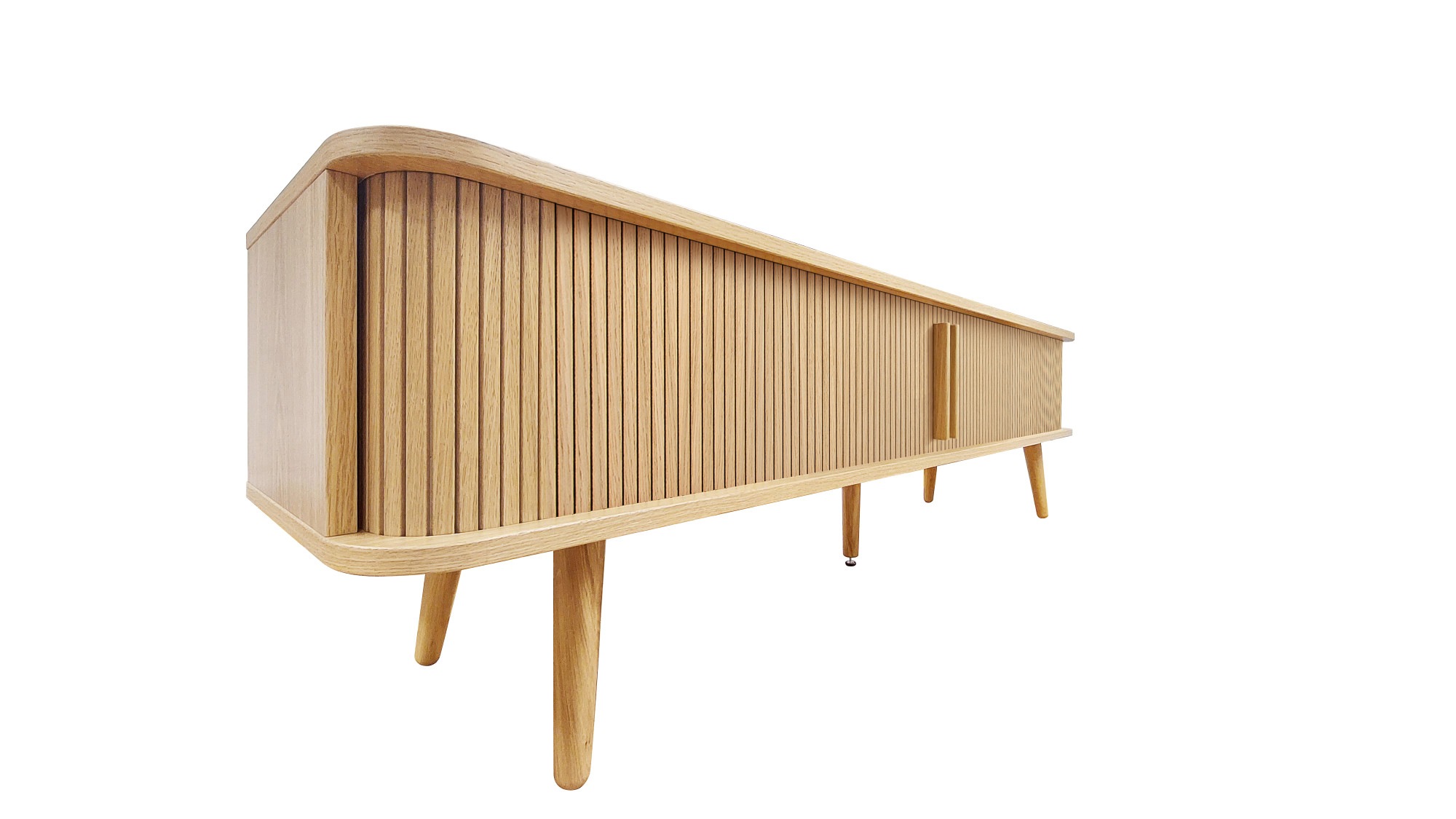 Woodman TV-Board "Rove" besonderes Design, in zwei Breiten, mit Eichenholzf günstig online kaufen