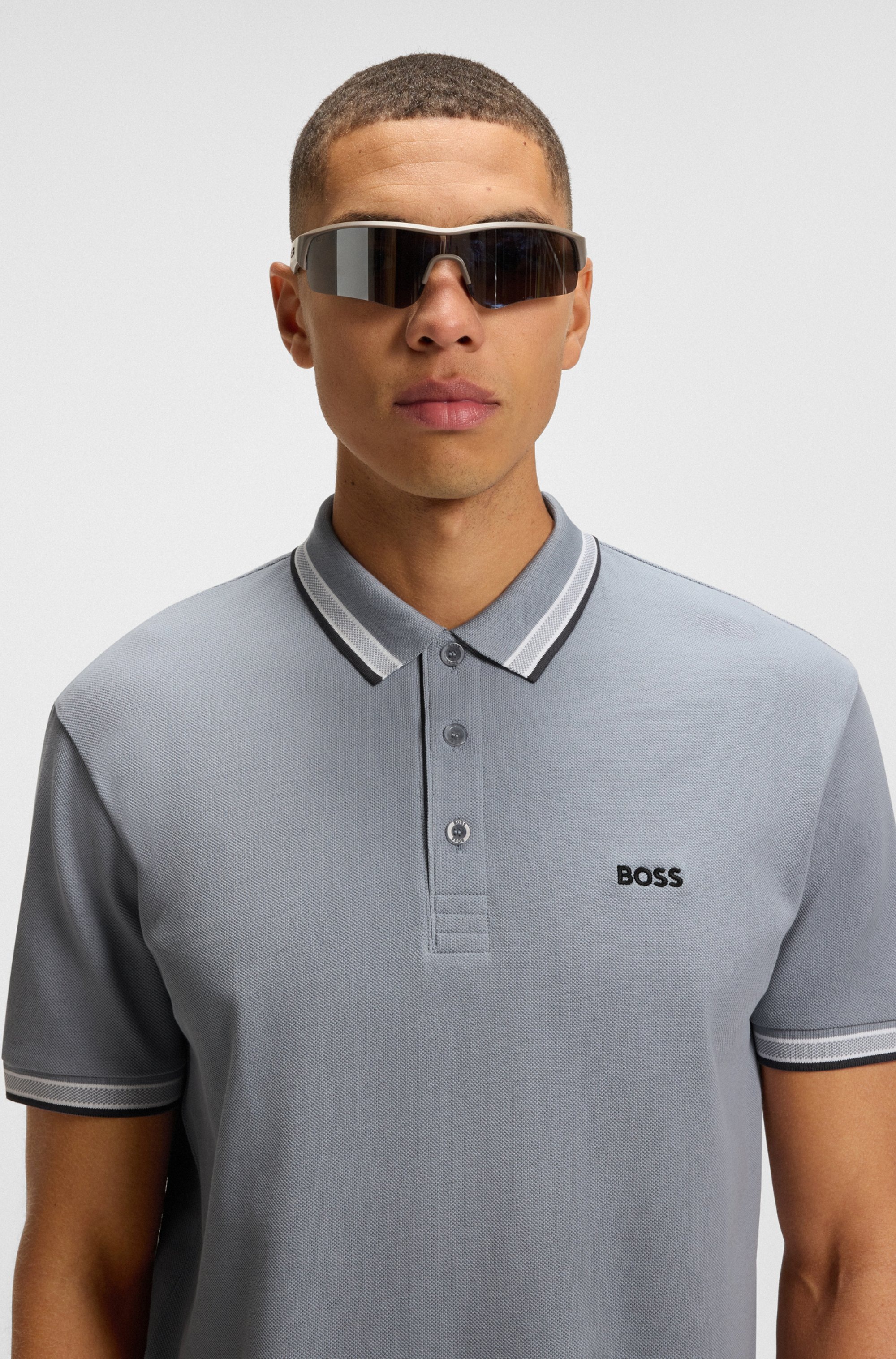 BOSS GREEN Poloshirt "Paddy", mit kontrastfarbenen Streifen am Kragen günstig online kaufen