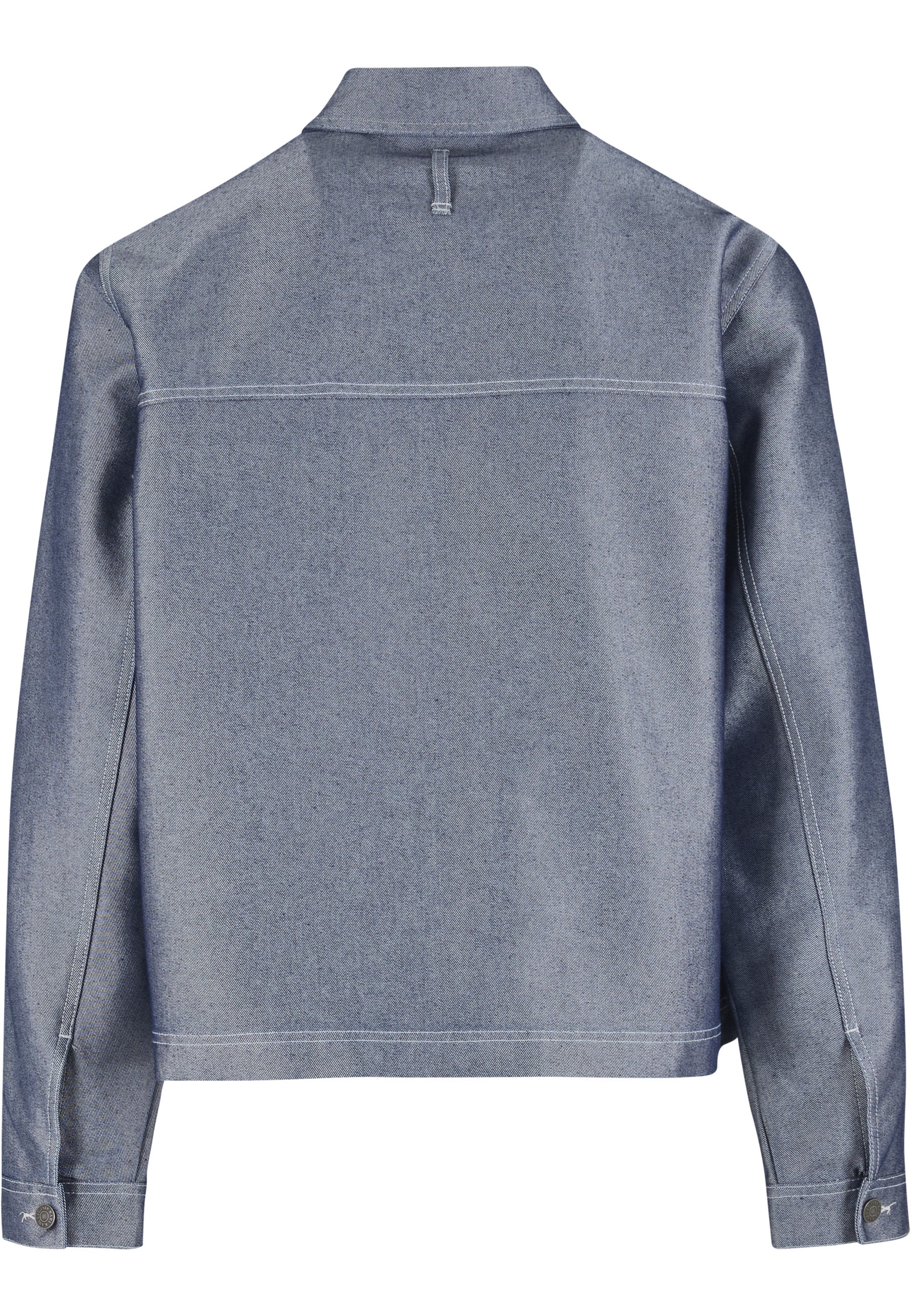 Karl Kani Jeansjacke »Karl Kani Kani Jeans Cropped Silver Denim Jacket« 1 Stk. tlg. ohne Kapuze