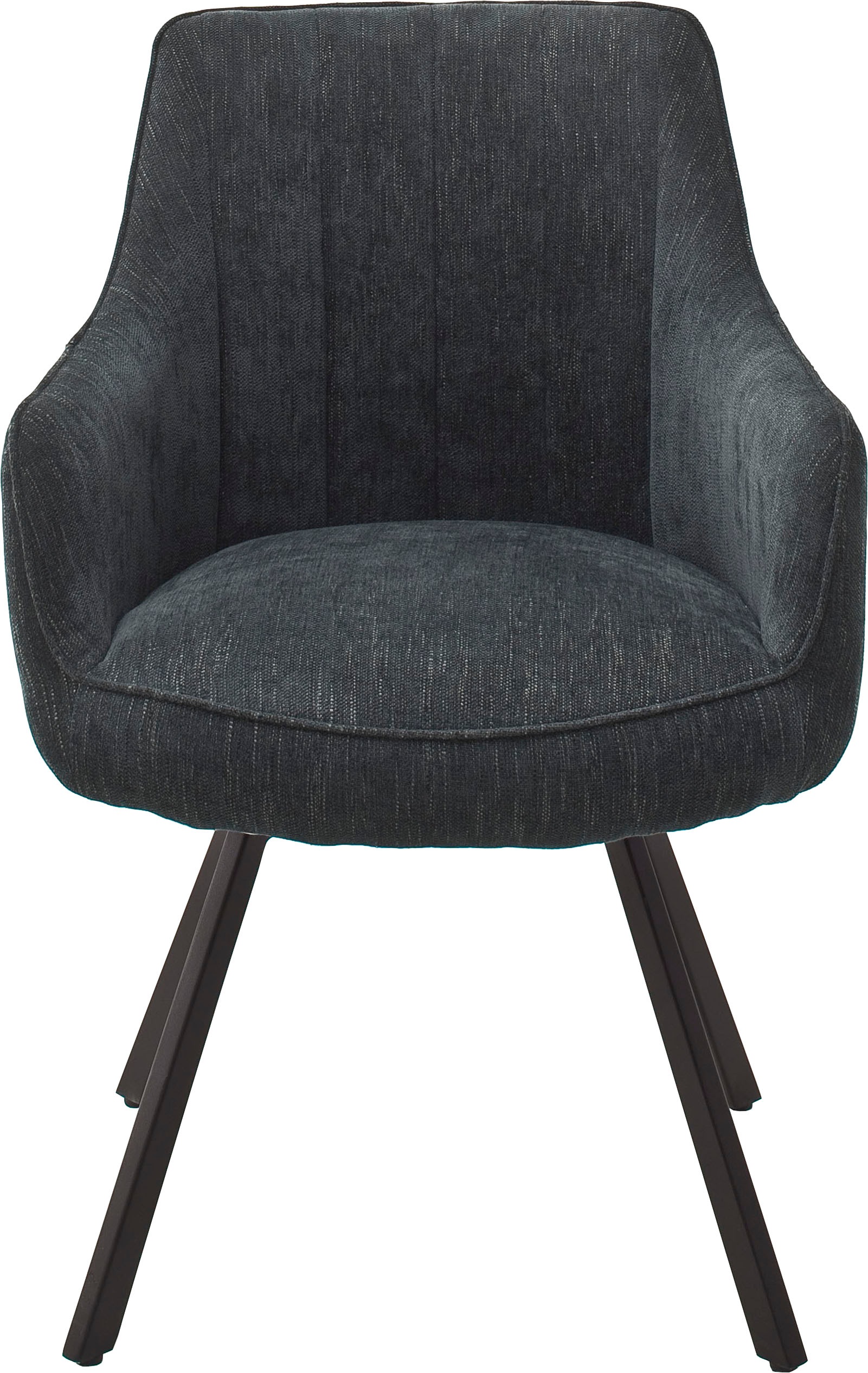 MCA furniture Esszimmerstuhl »Sassello«, (Set), 2 St., Stuhl 180°drehbar mit Nivellierung, Stoffbezug, belastbar bis 120 kg