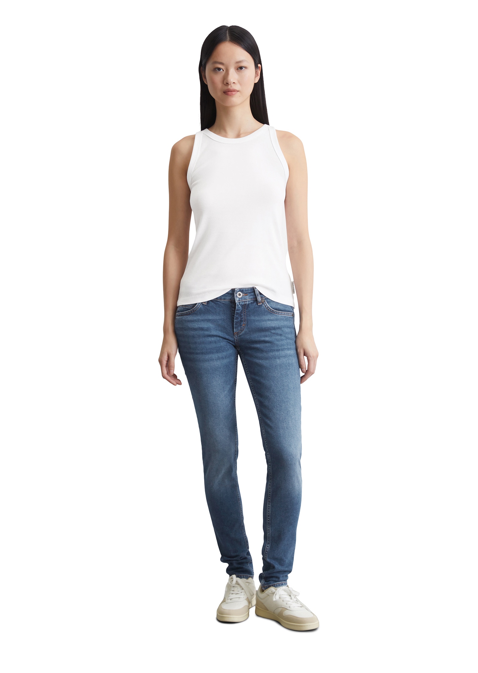 Marc O'Polo T-Shirt »aus Rippjersey«