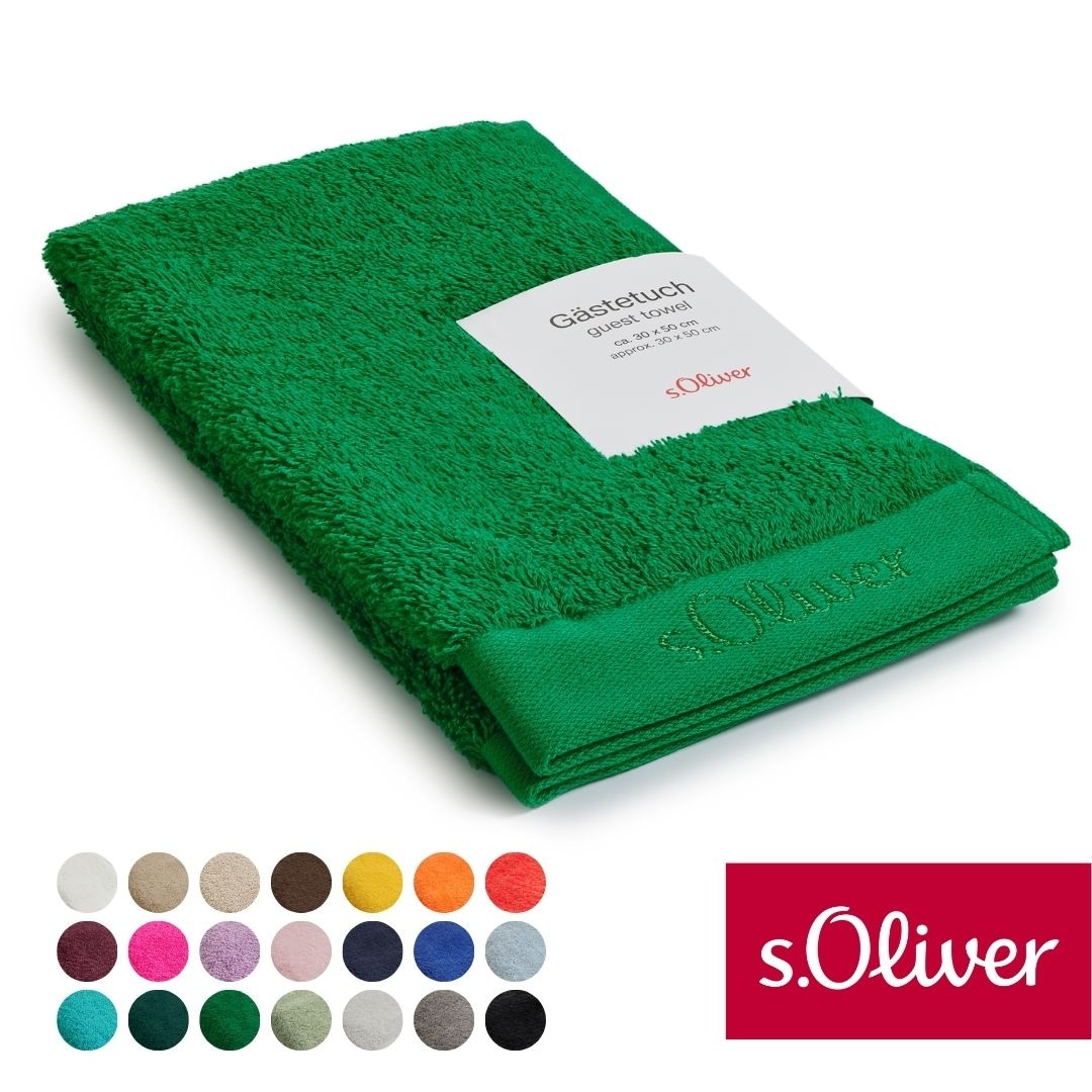 s.Oliver Gästehandtuch "s.Oliver, Premium Qualität, 600 gr/m², auch als Sets erhältlich" große Farbauswahl, auch als Duschtuch, Waschhandschuh, Handtuch