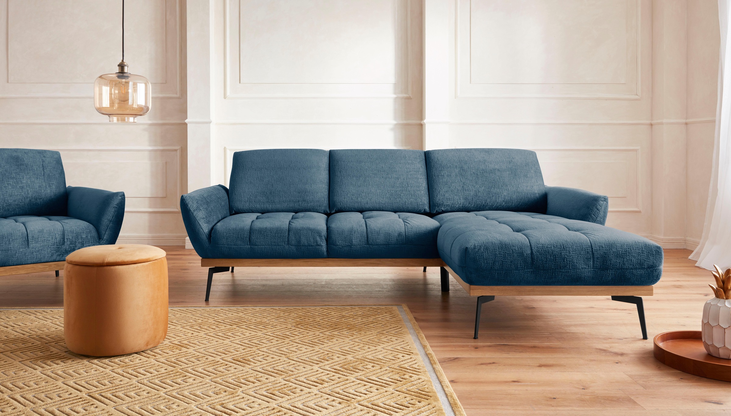 exxpo - sofa fashion Ecksofa "Palic, inkl. Rückenverstellung, bequem, elega günstig online kaufen