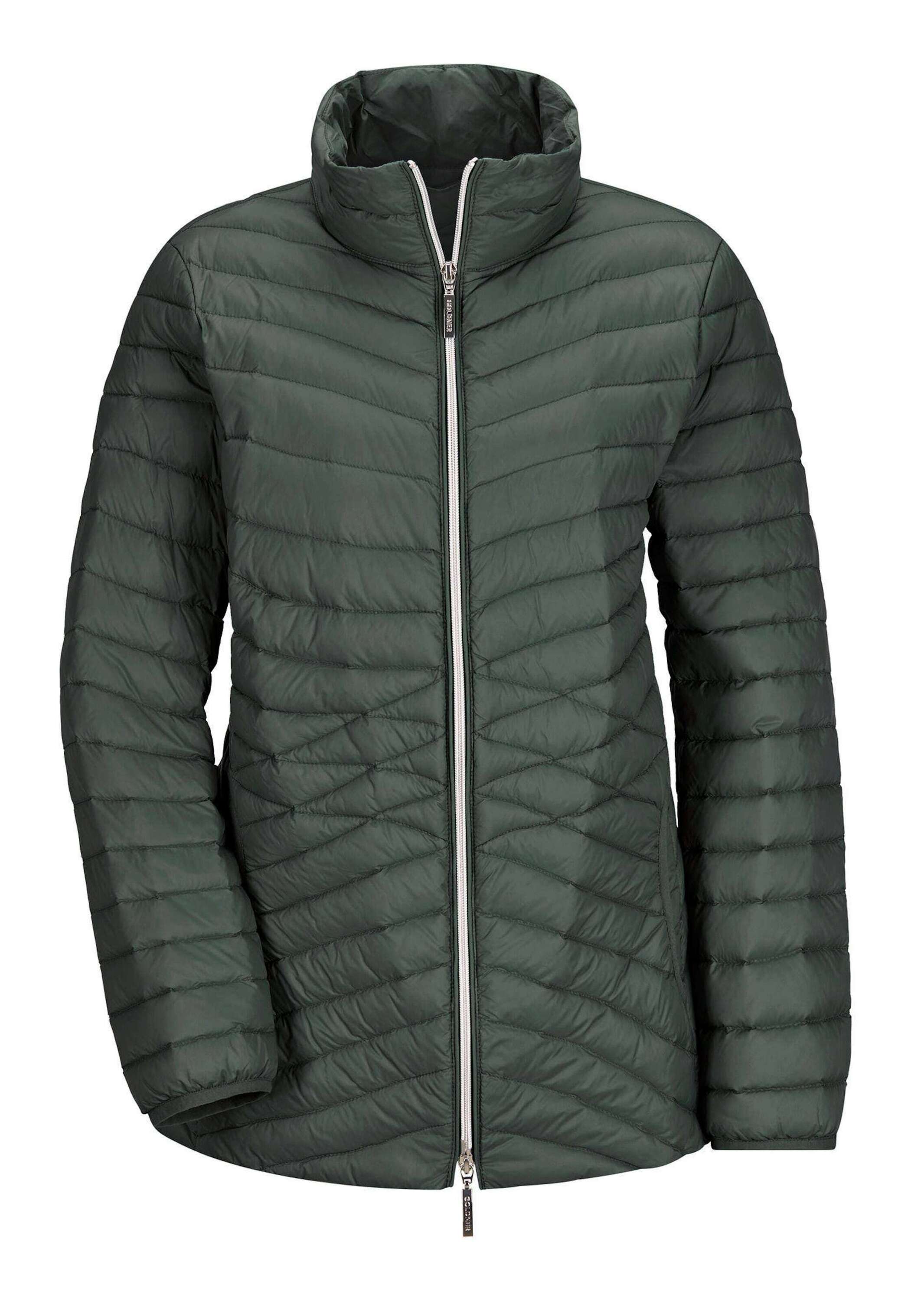 GOLDNER Steppjacke "Kurzgröße Herbstjacke mit Daunen, Stehkragen" 2-Wege RV