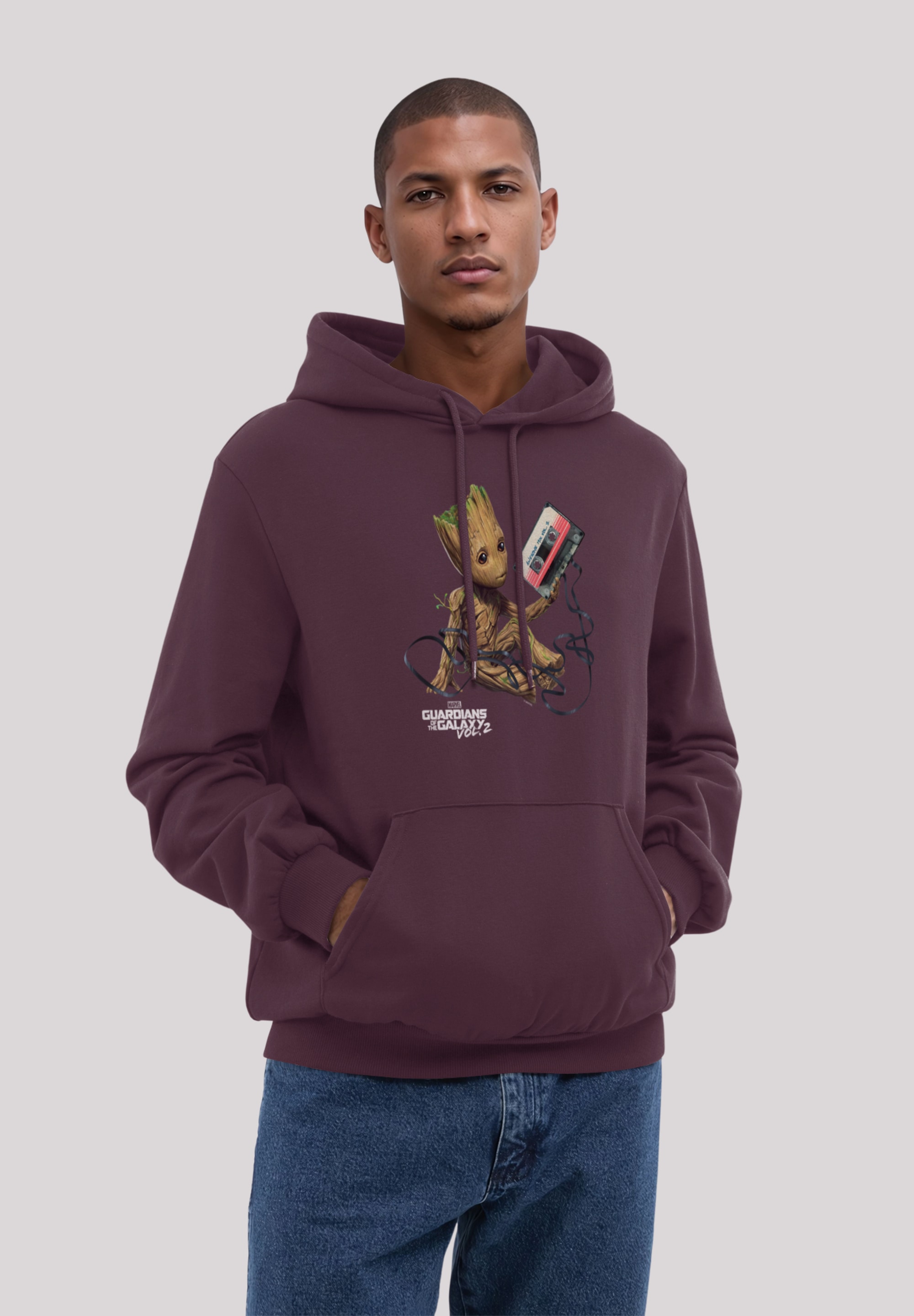 F4NT4STIC Kapuzenpullover "Marvel Guardians Of The Galaxy Vol2 Groot Tape", günstig online kaufen