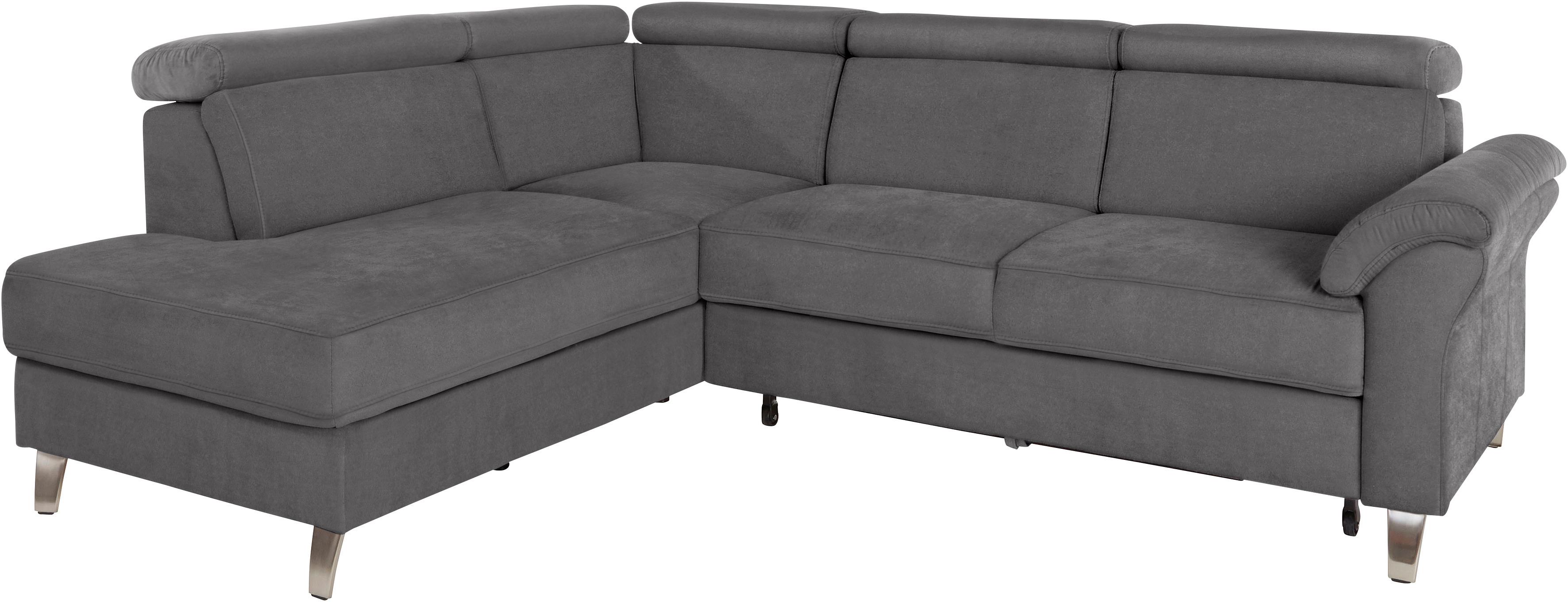 sit&more Ecksofa "Arngast L-Form" inklusive Kopfteilverstellung und Federkern