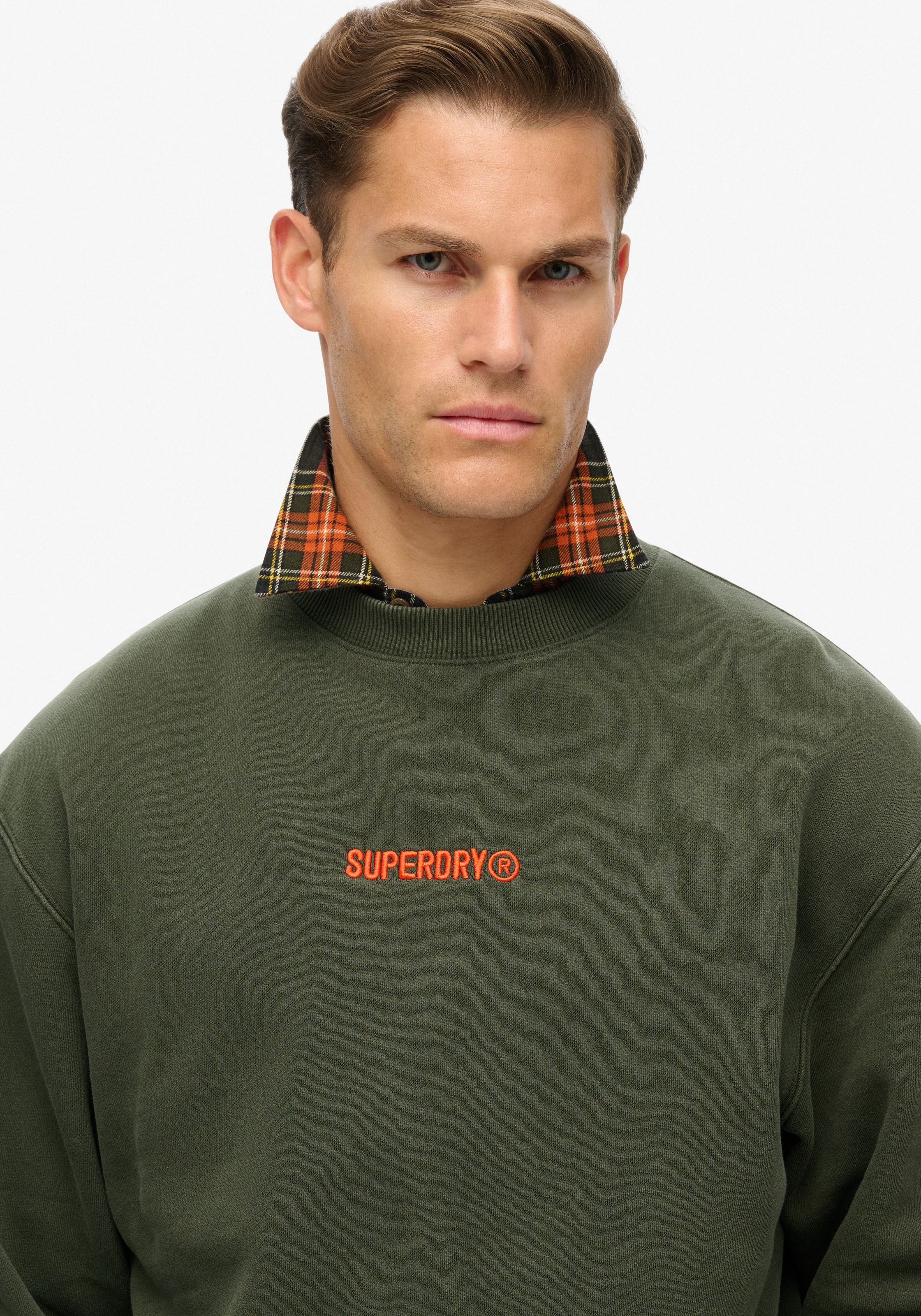 Superdry Sweatshirt »MICRO LOGO GRAPHIC LOOSE CREW«