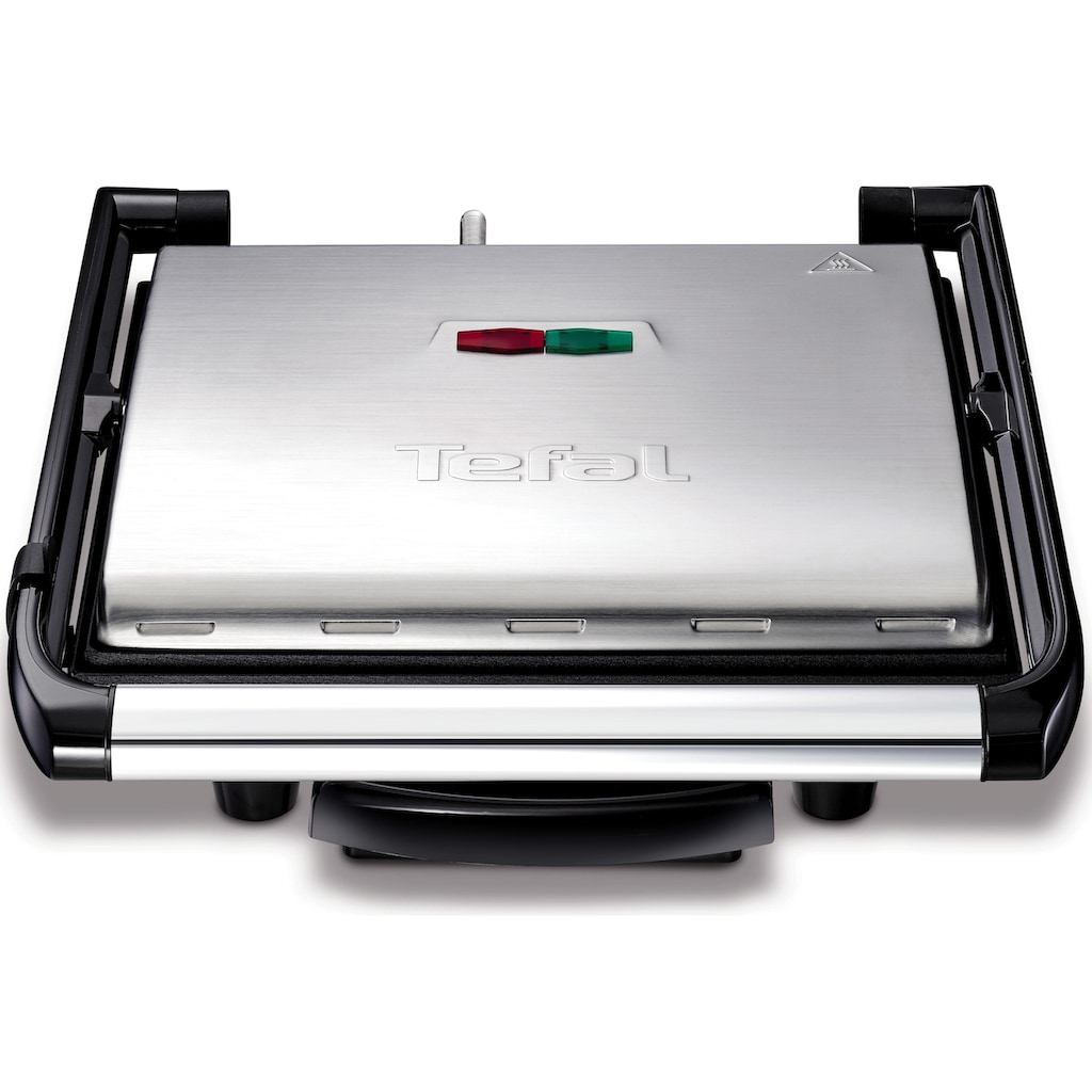 Tefal Kontaktgrill »GC241D Inicio«, 2000 W, fettarmes Grillen, gerillte Grillplatten antihaftbeschichtet, wenig Öl