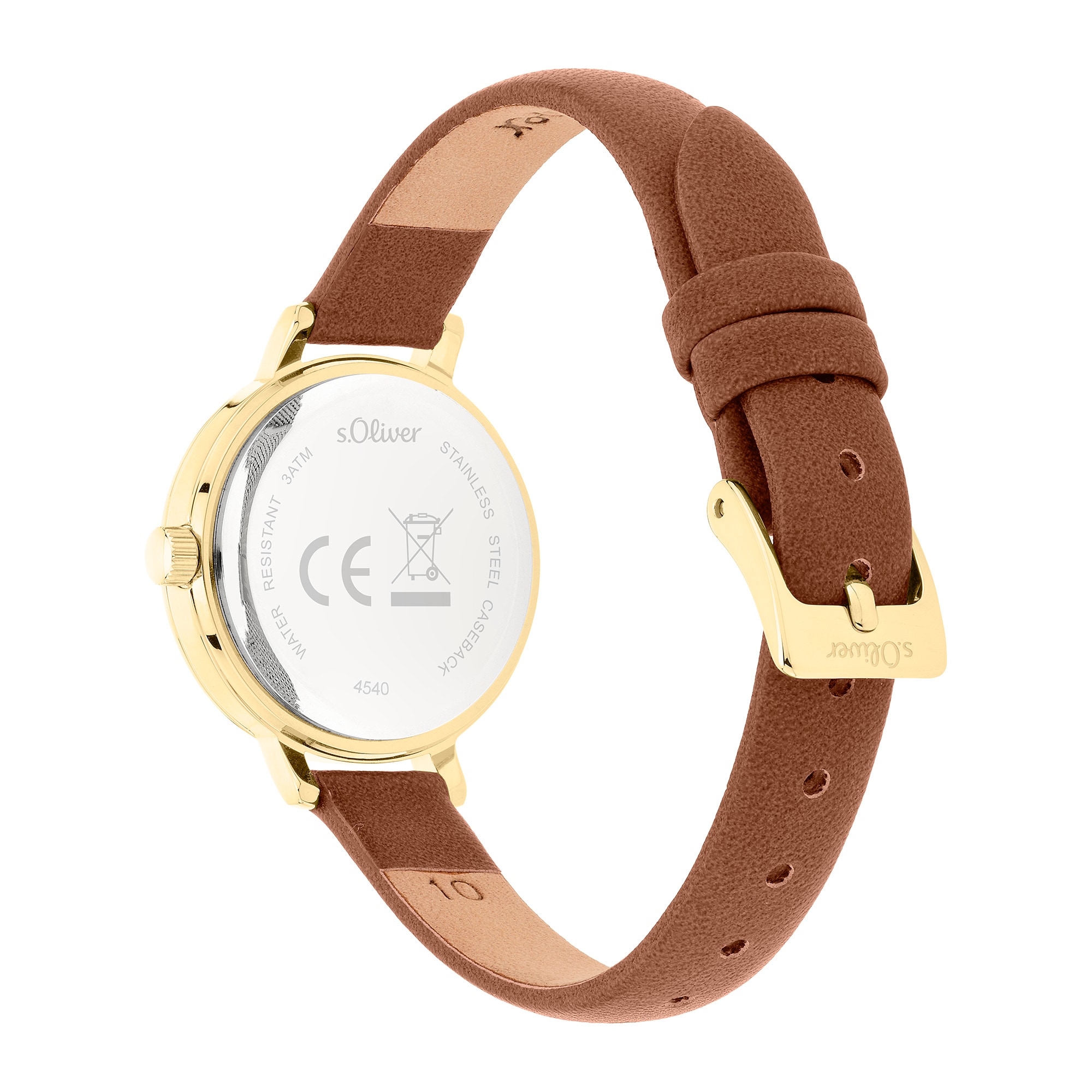 s.Oliver Quarzuhr »Petite Time« Armbanduhr, Damenuhr, analog