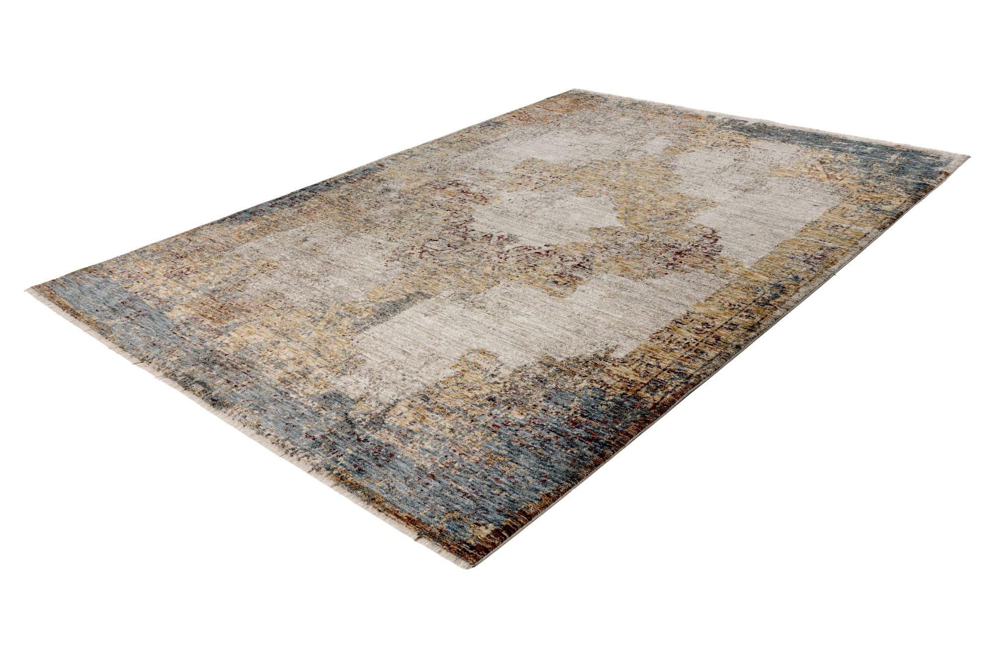 Thumbnail - Kayoom Teppich "Pono 722" rechteckig 10 mm Höhe Kurzflor