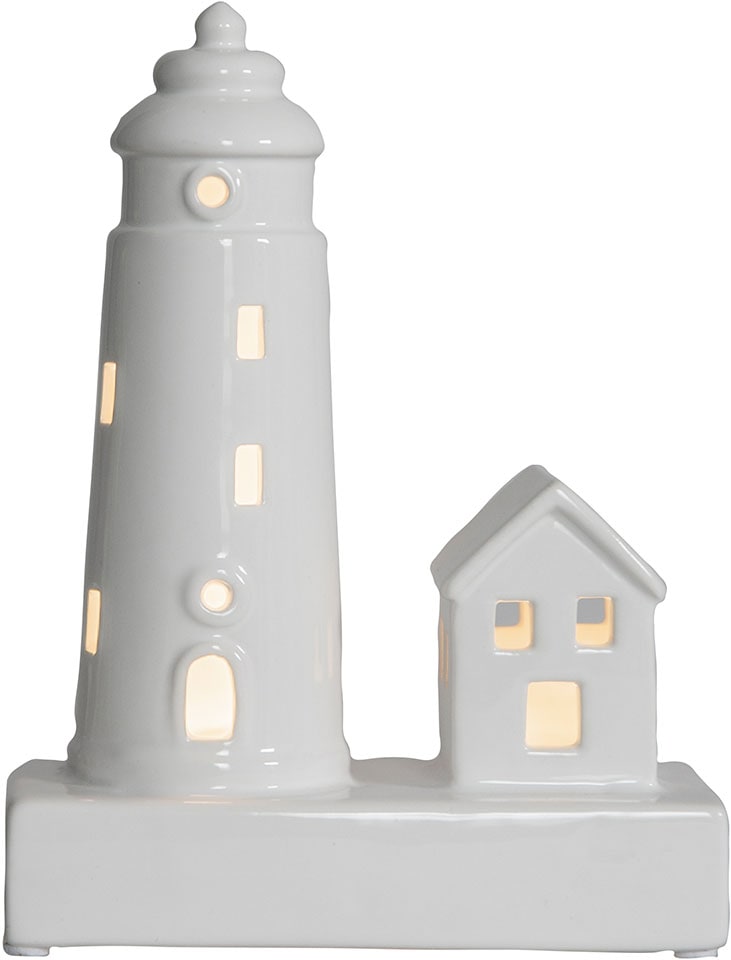 | aus Haus »Leuchtturm VALENTINO Wohnideen Dekoobjekt Corsica LED Keramik bestellen Holiday«, BAUR und